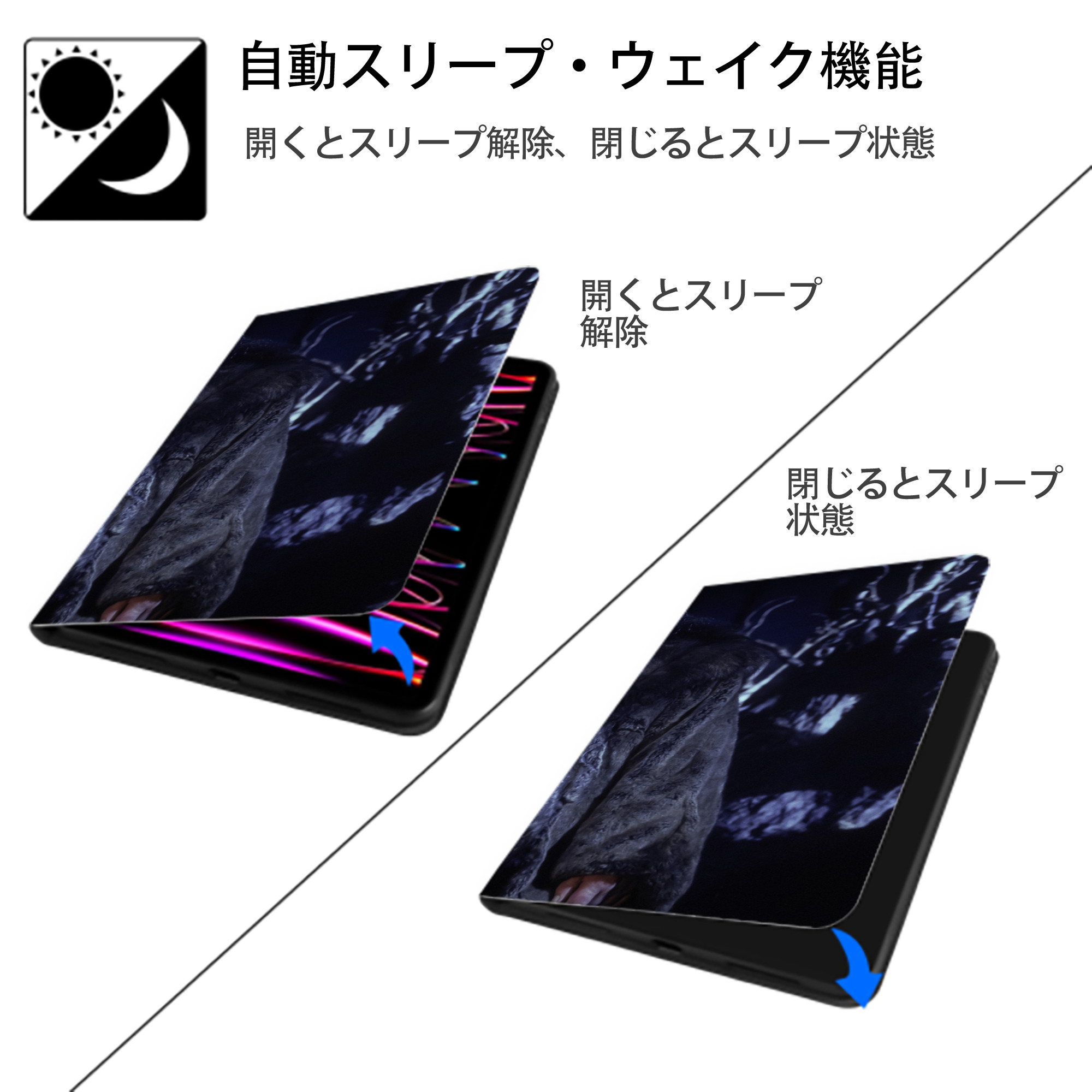 Harry Potter ハリー・ポッターシリーズ IPad ケース ブック型 PUレザー TPU 耐衝撃 軽量 薄型 ペン収納なし 全面保護 IPad 各モデル対応