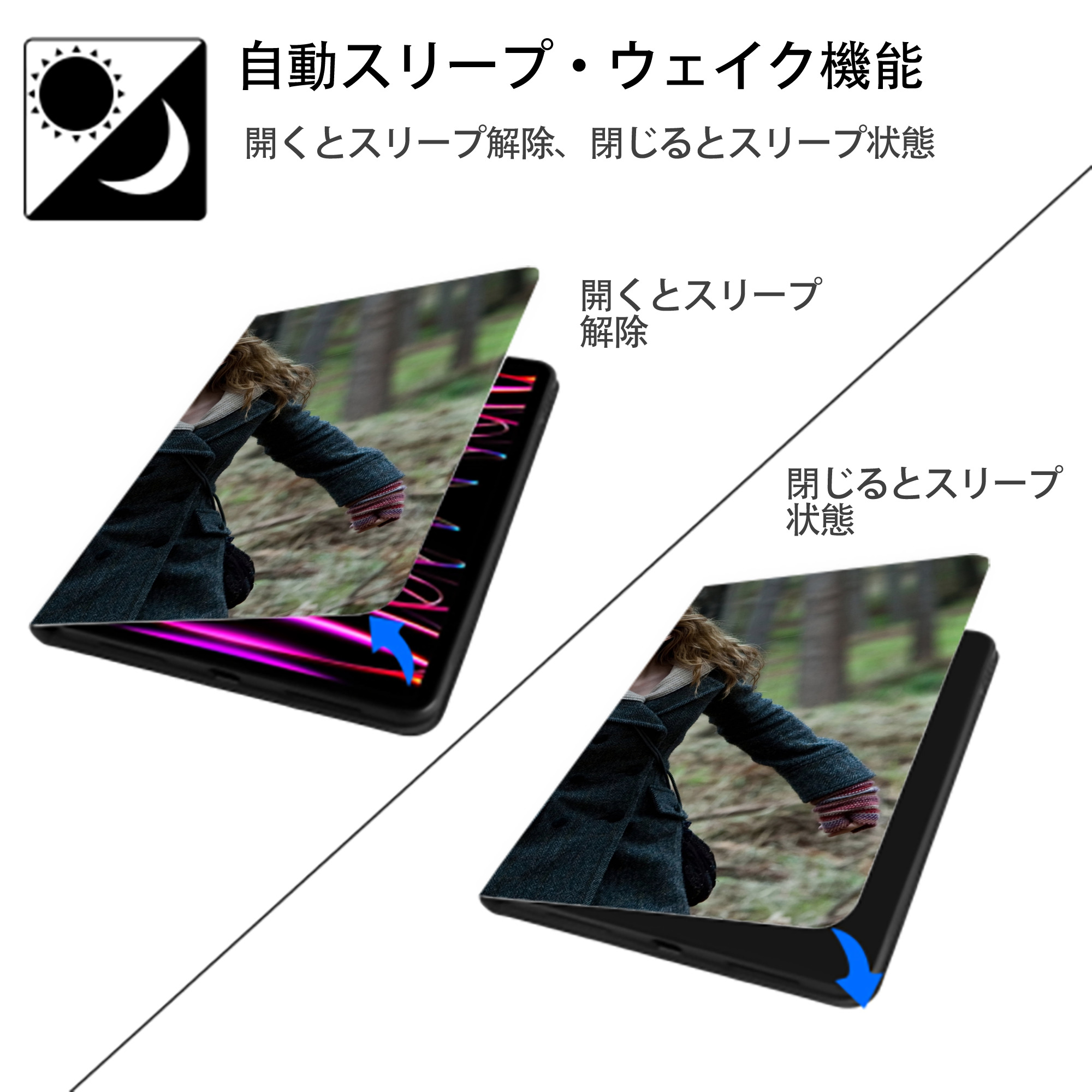 Harry Potter ハリー・ポッターシリーズ IPad ケース ブック型 PUレザー TPU 耐衝撃 軽量 薄型 ペン収納なし 全面保護 IPad 各モデル対応