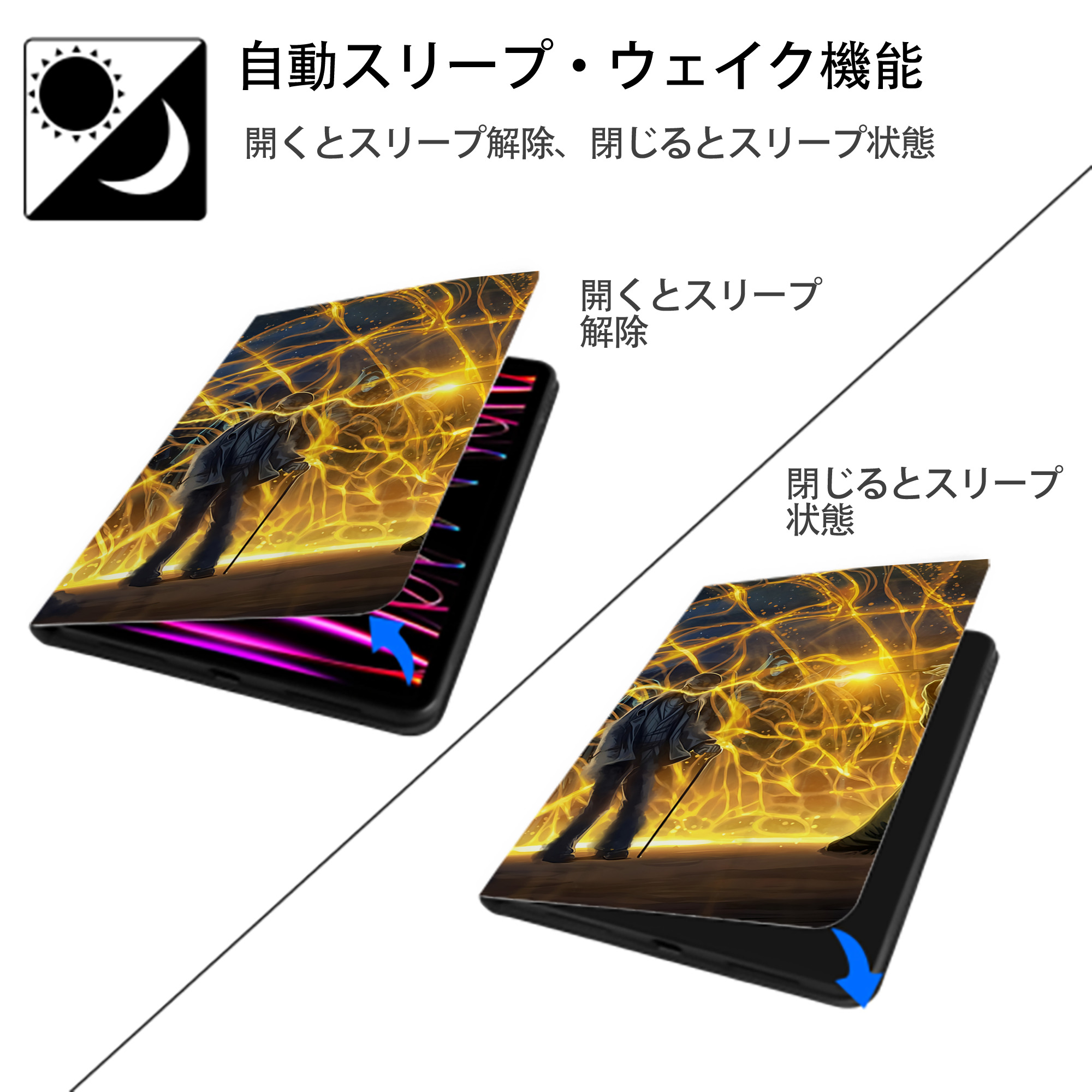 Harry Potter ハリー・ポッターシリーズ IPad ケース ブック型 PUレザー TPU 耐衝撃 軽量 薄型 ペン収納なし 全面保護 IPad 各モデル対応