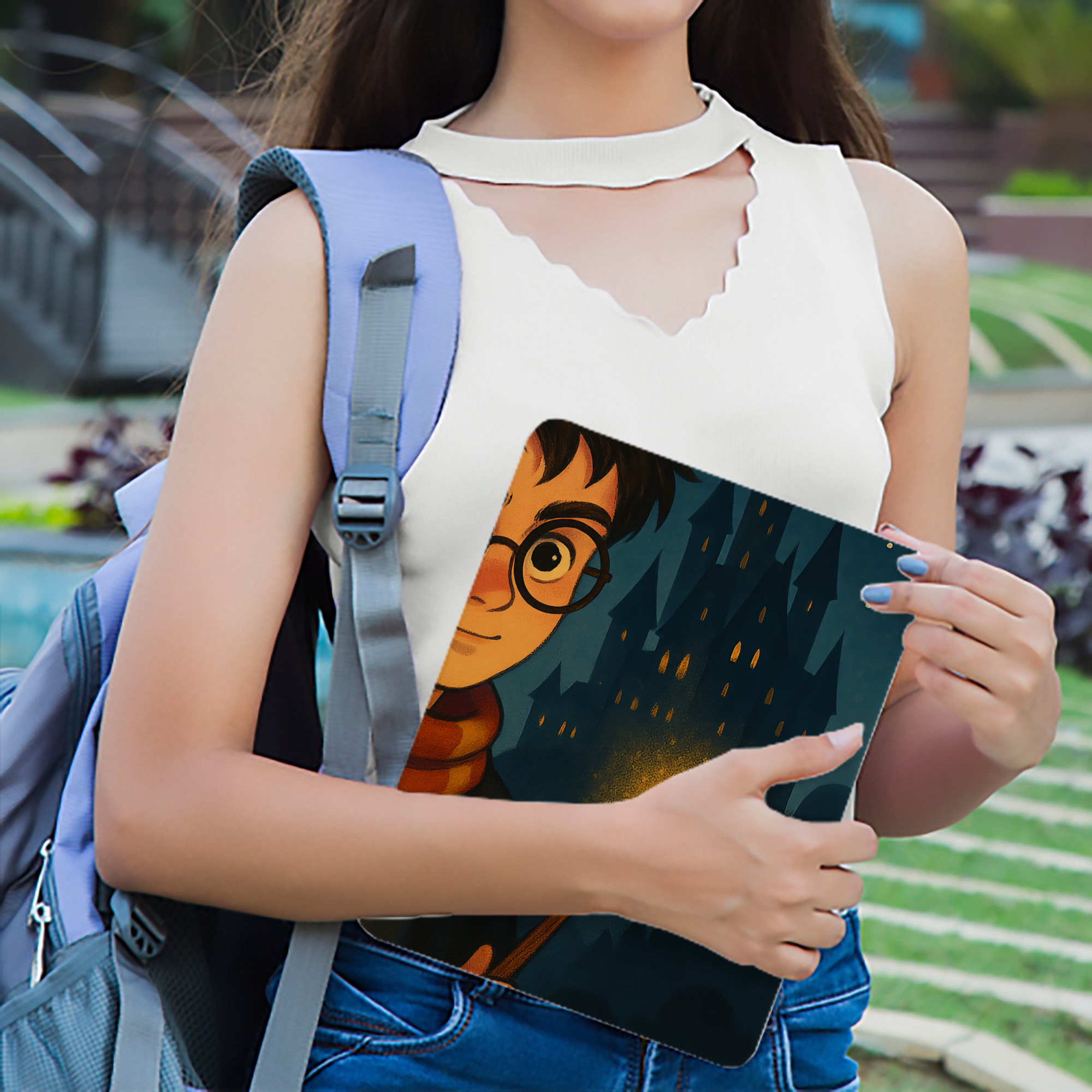 Harry Potter ハリー・ポッターシリーズ IPad ケース ブック型 PUレザー TPU 耐衝撃 軽量 薄型 ペン収納なし 全面保護 IPad 各モデル対応