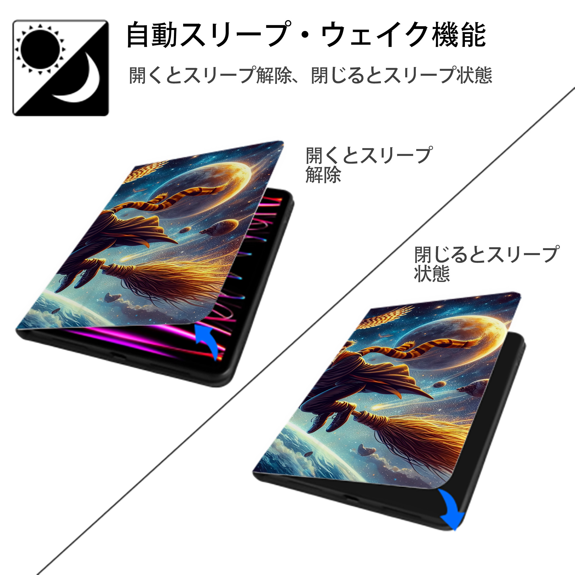 Harry Potter ハリー・ポッターシリーズ IPad ケース ブック型 PUレザー TPU 耐衝撃 軽量 薄型 ペン収納なし 全面保護 IPad 各モデル対応