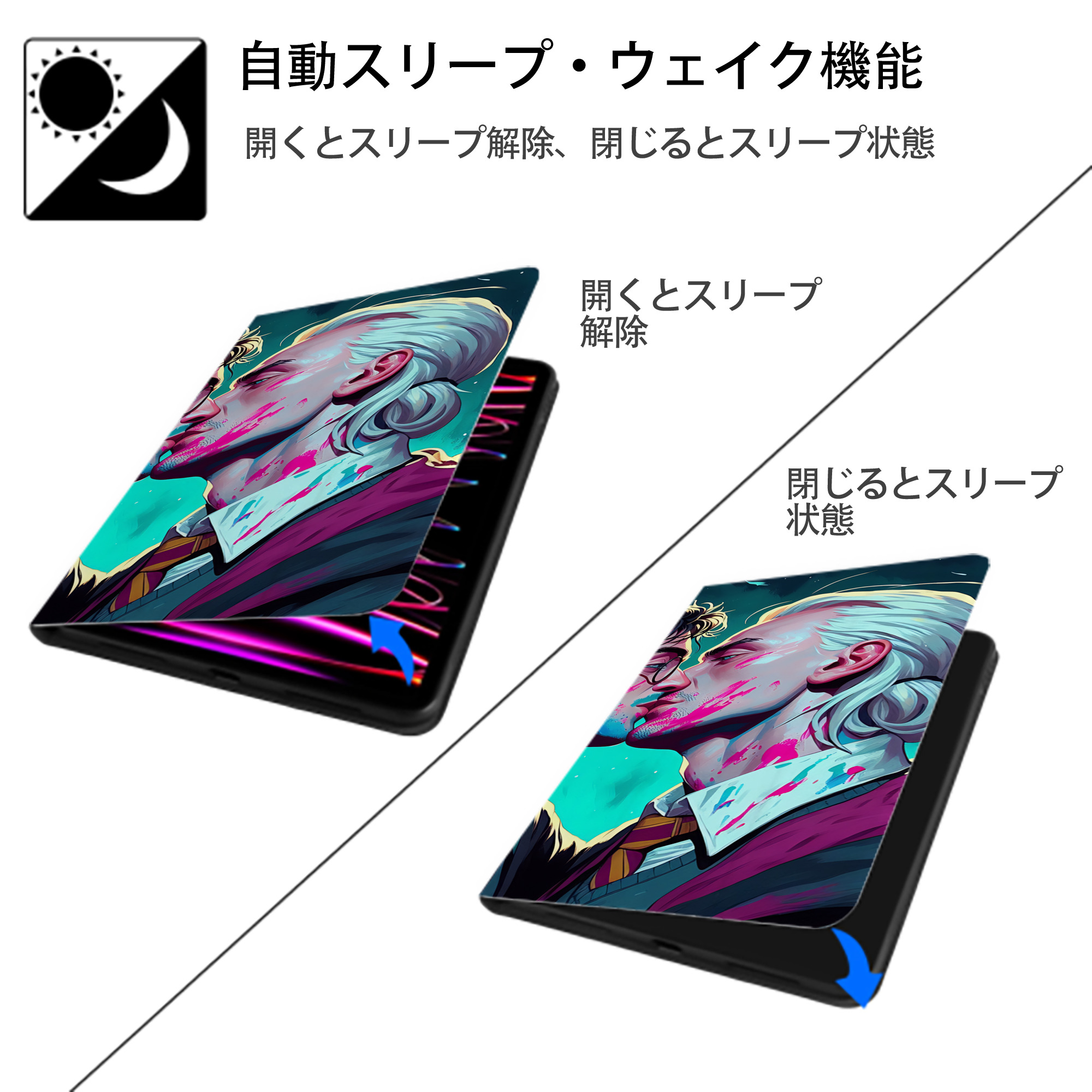 Harry Potter ハリー・ポッターシリーズ IPad ケース ブック型 PUレザー TPU 耐衝撃 軽量 薄型 ペン収納なし 全面保護 IPad 各モデル対応
