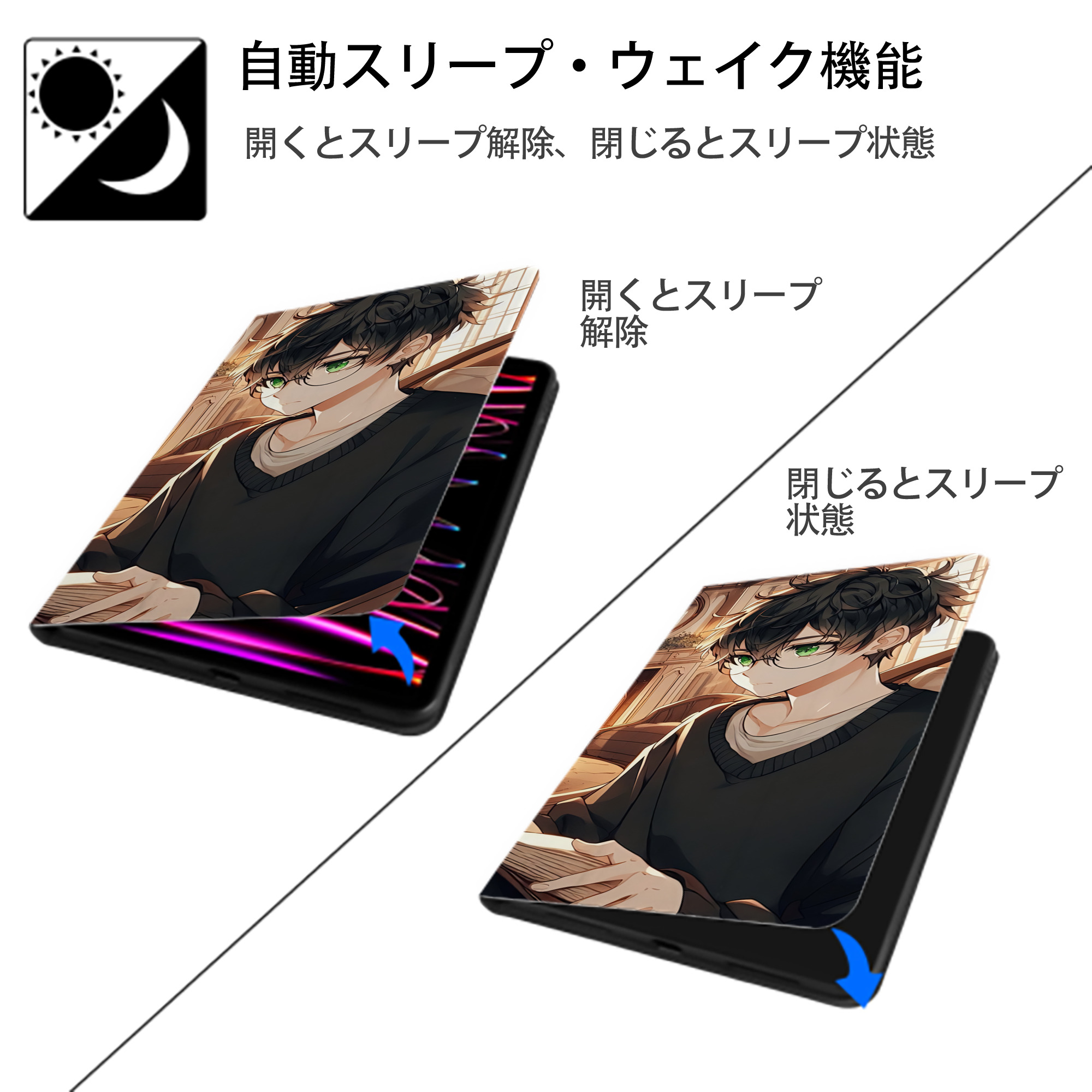 Harry Potter ハリー・ポッターシリーズ IPad ケース ブック型 PUレザー TPU 耐衝撃 軽量 薄型 ペン収納なし 全面保護 IPad 各モデル対応