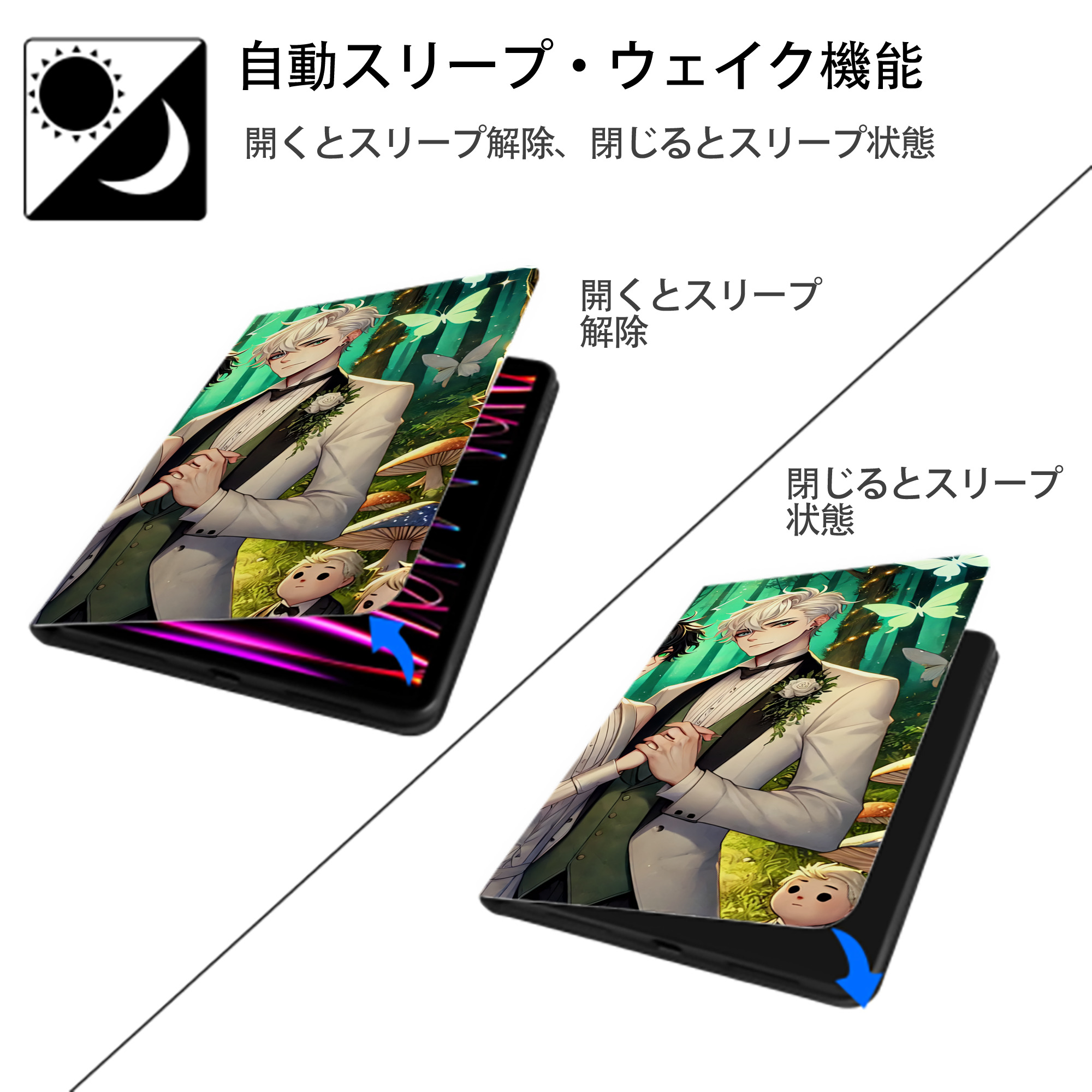 Harry Potter ハリー・ポッターシリーズ IPad ケース ブック型 PUレザー TPU 耐衝撃 軽量 薄型 ペン収納なし 全面保護 IPad 各モデル対応