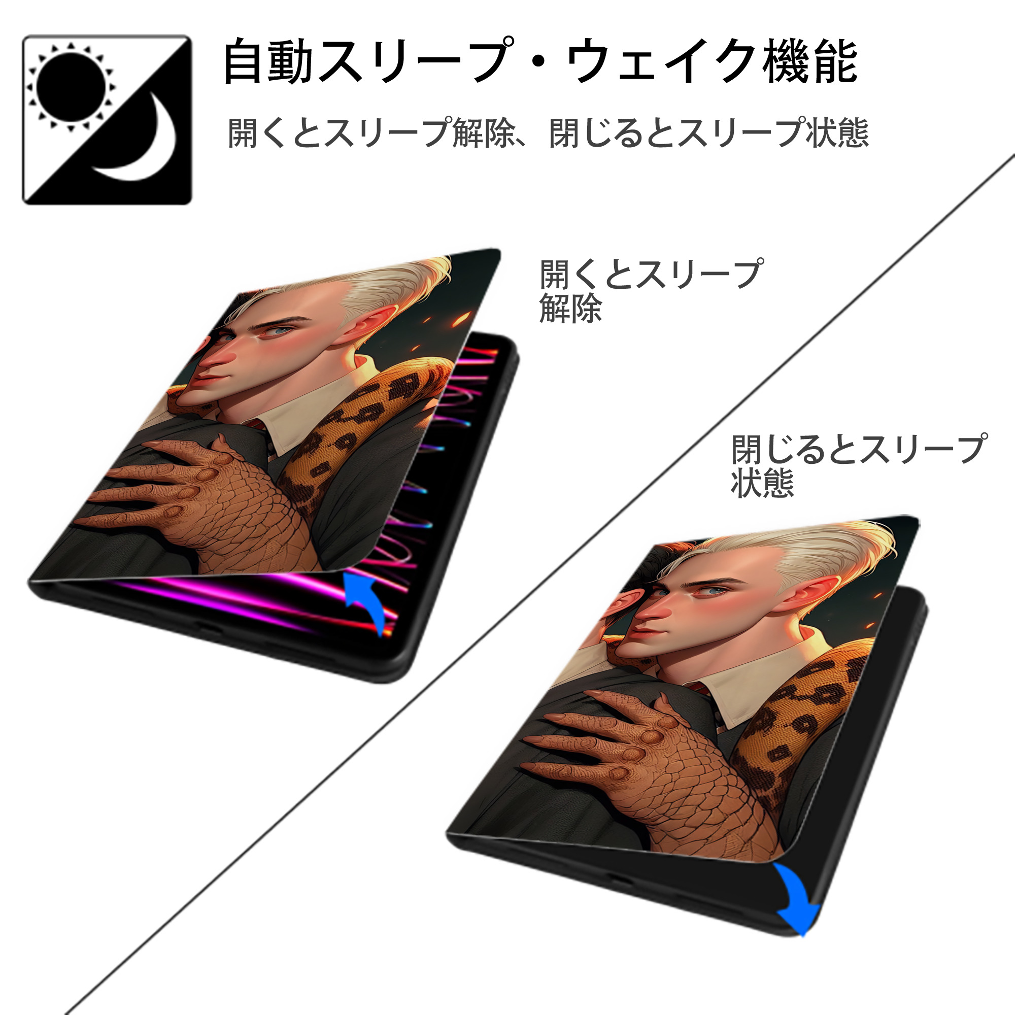 Harry Potter ハリー・ポッターシリーズ IPad ケース ブック型 PUレザー TPU 耐衝撃 軽量 薄型 ペン収納なし 全面保護 IPad 各モデル対応