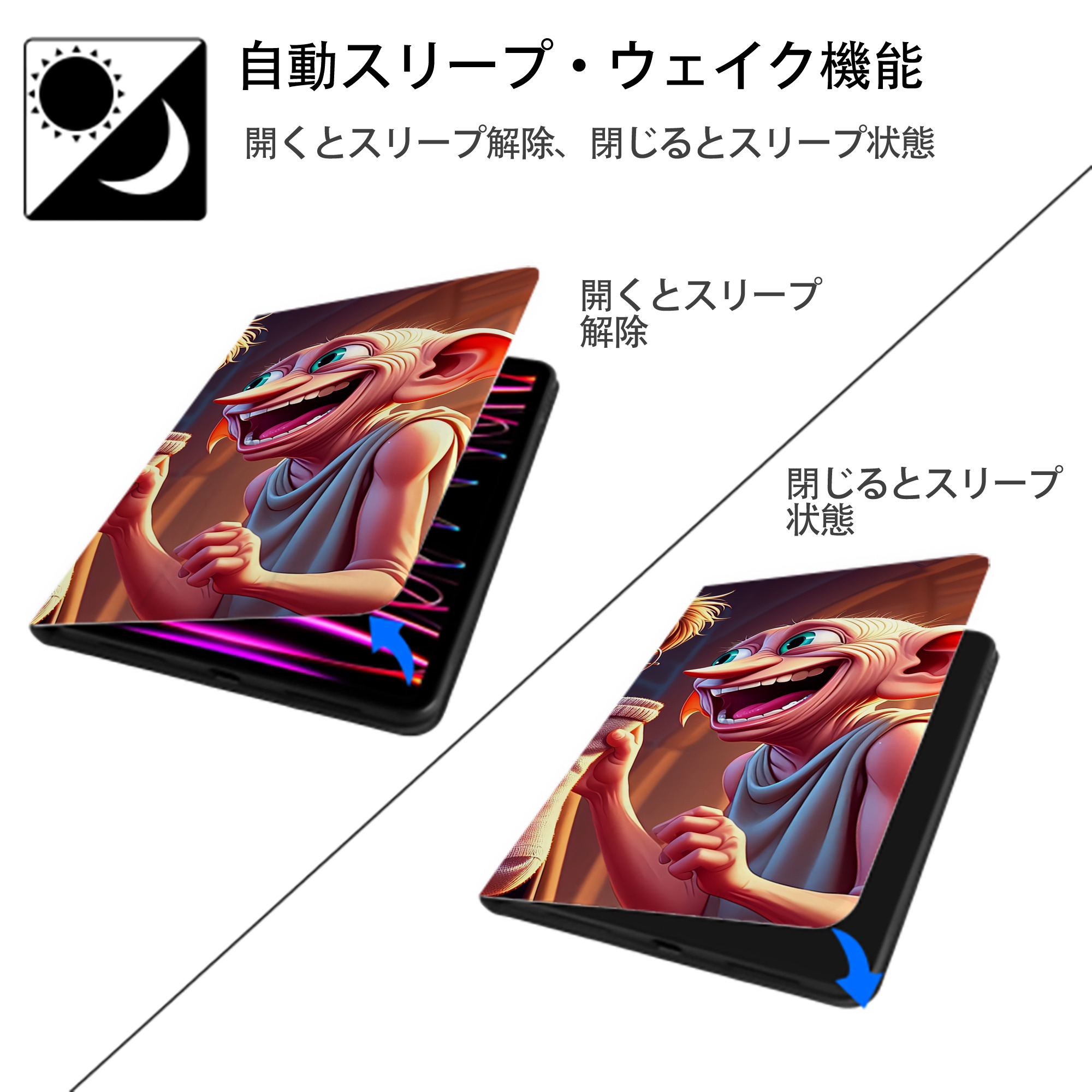 Harry Potter ハリー・ポッターシリーズ IPad ケース ブック型 PUレザー TPU 耐衝撃 軽量 薄型 ペン収納なし 全面保護 IPad 各モデル対応