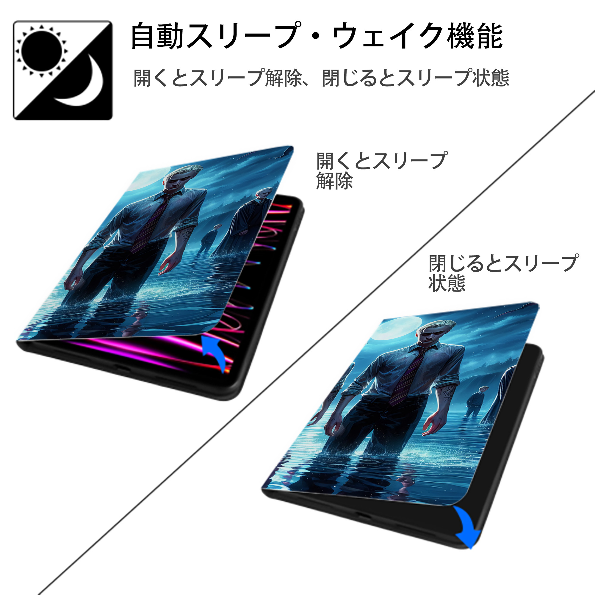 Harry Potter ハリー・ポッターシリーズ IPad ケース ブック型 PUレザー TPU 耐衝撃 軽量 薄型 ペン収納なし 全面保護 IPad 各モデル対応