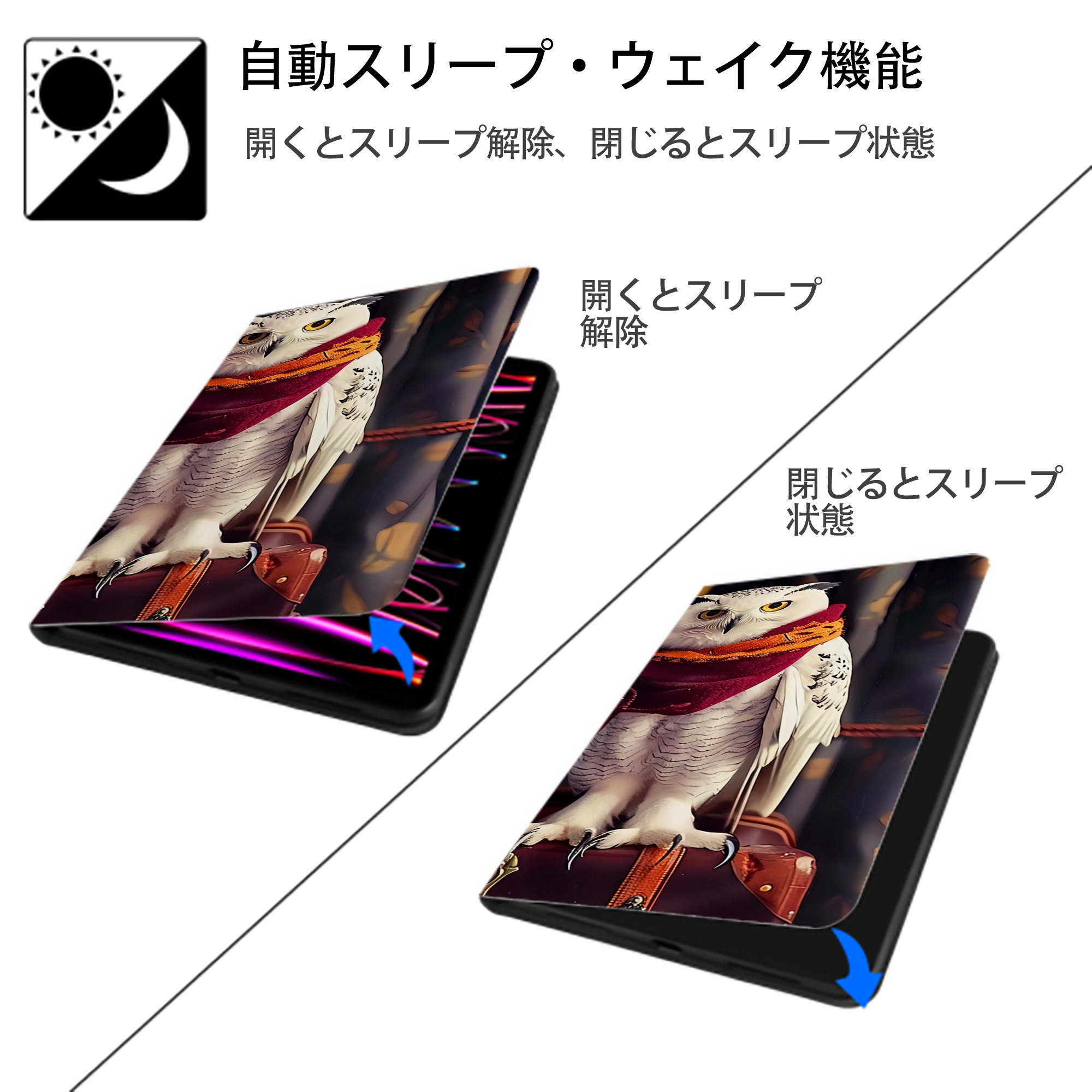 Harry Potter ハリー・ポッターシリーズ IPad ケース ブック型 PUレザー TPU 耐衝撃 軽量 薄型 ペン収納なし 全面保護 IPad 各モデル対応