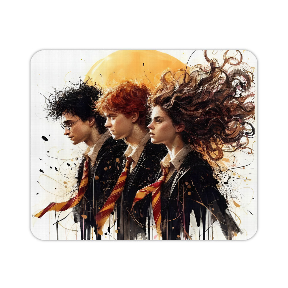 （画像用） Harry Potter ハリー・ポッターシリーズ マウスパッド ステッチ加工 ラバー素材 防水 滑り止め 超薄型 ゲーミング/オフィス対応