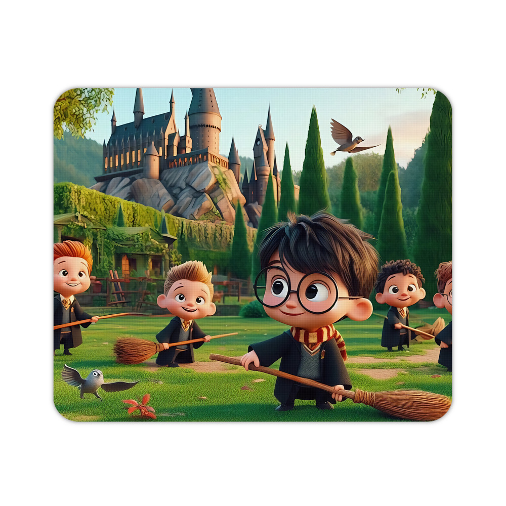 （画像用） Harry Potter ハリー・ポッターシリーズ マウスパッド ステッチ加工 ラバー素材 防水 滑り止め 超薄型 ゲーミング/オフィス対応