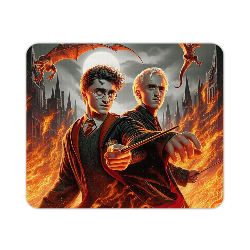 （画像用） Harry Potter ハリー・ポッターシリーズ マウスパッド ステッチ加工 ラバー素材 防水 滑り止め 超薄型 ゲーミング/オフィス対応