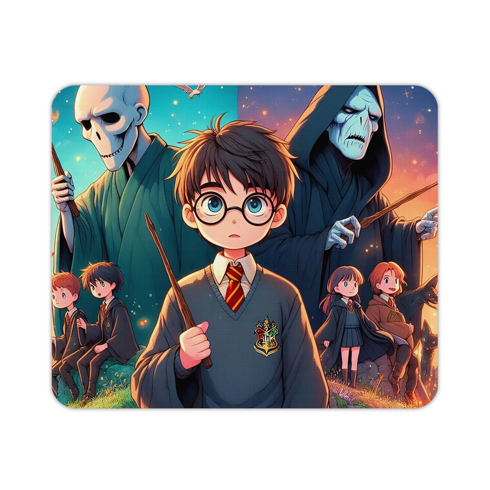（画像用） Harry Potter ハリー・ポッターシリーズ マウスパッド ステッチ加工 ラバー素材 防水 滑り止め 超薄型 ゲーミング/オフィス対応