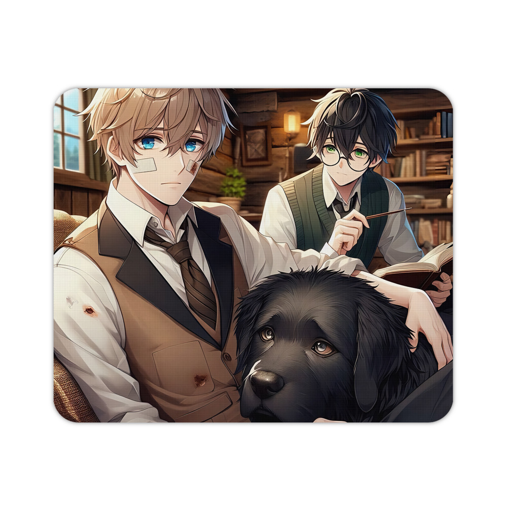 （画像用） Harry Potter ハリー・ポッターシリーズ マウスパッド ステッチ加工 ラバー素材 防水 滑り止め 超薄型 ゲーミング/オフィス対応