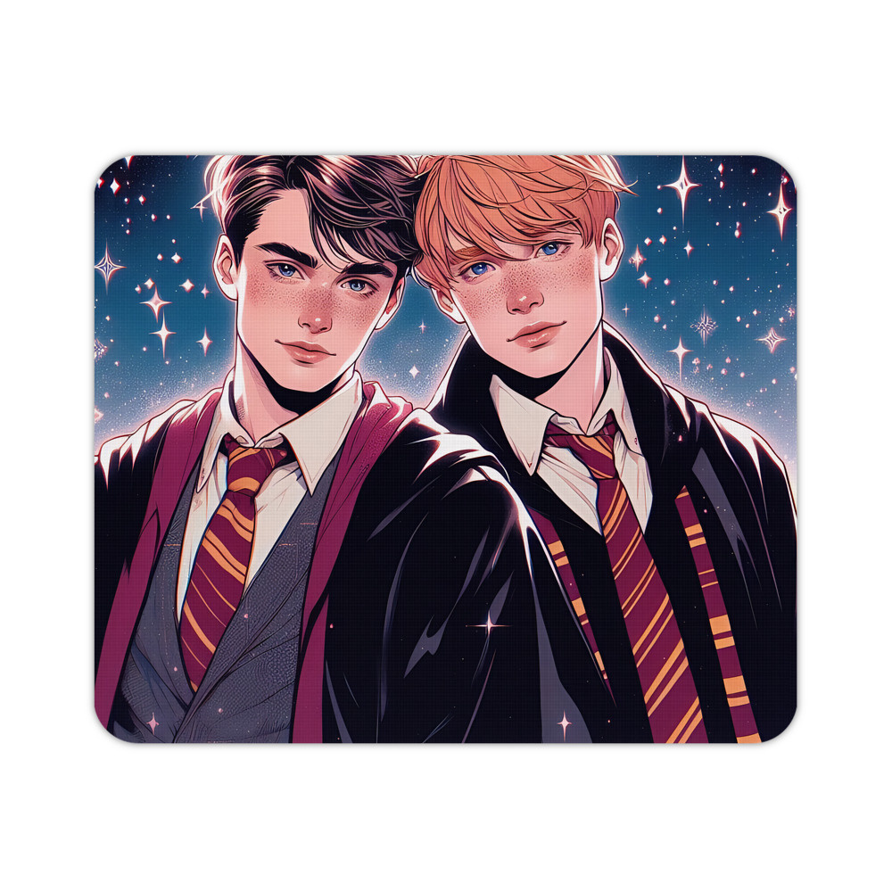 （画像用） Harry Potter ハリー・ポッターシリーズ マウスパッド ステッチ加工 ラバー素材 防水 滑り止め 超薄型 ゲーミング/オフィス対応