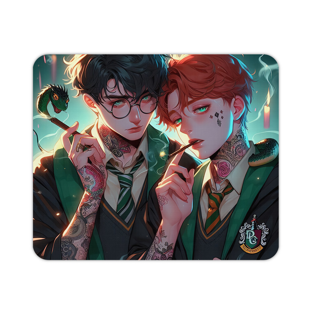 （画像用） Harry Potter ハリー・ポッターシリーズ マウスパッド ステッチ加工 ラバー素材 防水 滑り止め 超薄型 ゲーミング/オフィス対応