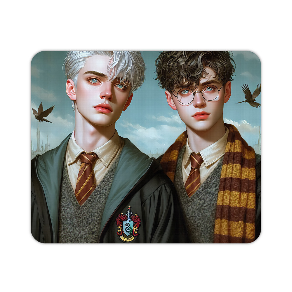 （画像用） Harry Potter ハリー・ポッターシリーズ マウスパッド ステッチ加工 ラバー素材 防水 滑り止め 超薄型 ゲーミング/オフィス対応