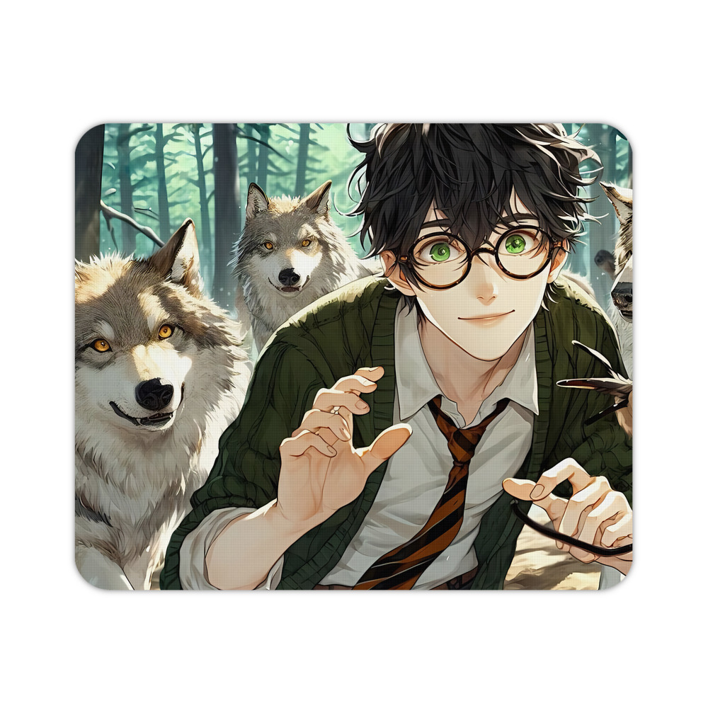 （画像用） Harry Potter ハリー・ポッターシリーズ マウスパッド ステッチ加工 ラバー素材 防水 滑り止め 超薄型 ゲーミング/オフィス対応