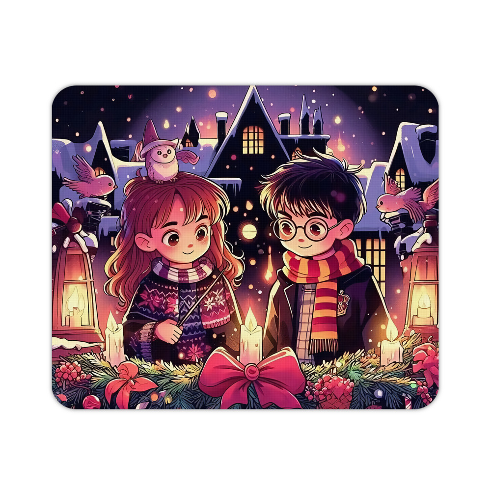 （画像用） Harry Potter ハリー・ポッターシリーズ マウスパッド ステッチ加工 ラバー素材 防水 滑り止め 超薄型 ゲーミング/オフィス対応