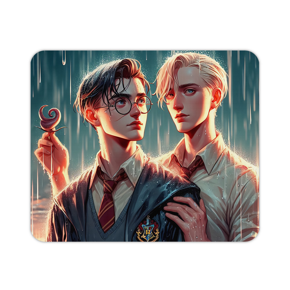 （画像用） Harry Potter ハリー・ポッターシリーズ マウスパッド ステッチ加工 ラバー素材 防水 滑り止め 超薄型 ゲーミング/オフィス対応
