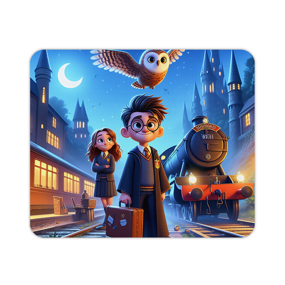 （画像用） Harry Potter ハリー・ポッターシリーズ マウスパッド ステッチ加工 ラバー素材 防水 滑り止め 超薄型 ゲーミング/オフィス対応