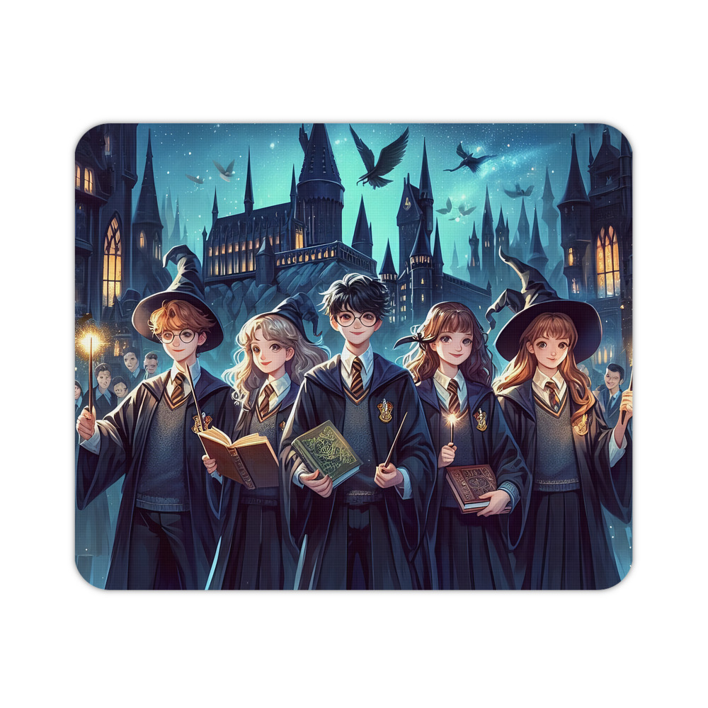 （画像用） Harry Potter ハリー・ポッターシリーズ マウスパッド ステッチ加工 ラバー素材 防水 滑り止め 超薄型 ゲーミング/オフィス対応