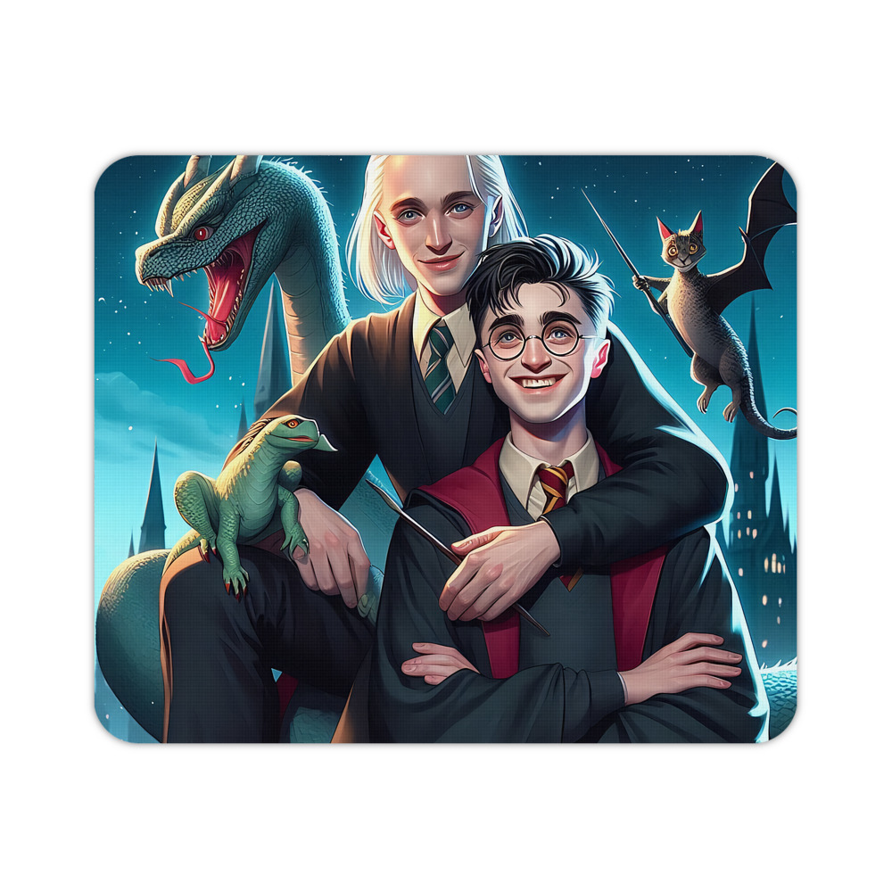 （画像用） Harry Potter ハリー・ポッターシリーズ マウスパッド ステッチ加工 ラバー素材 防水 滑り止め 超薄型 ゲーミング/オフィス対応