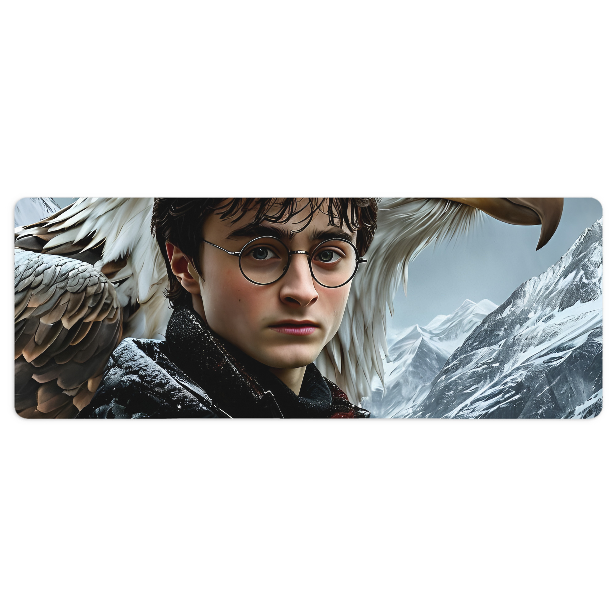 （画像用） Harry Potter ハリー・ポッターシリーズ ステッチ加工 大判デスクマット／滑り止めマウスパッド