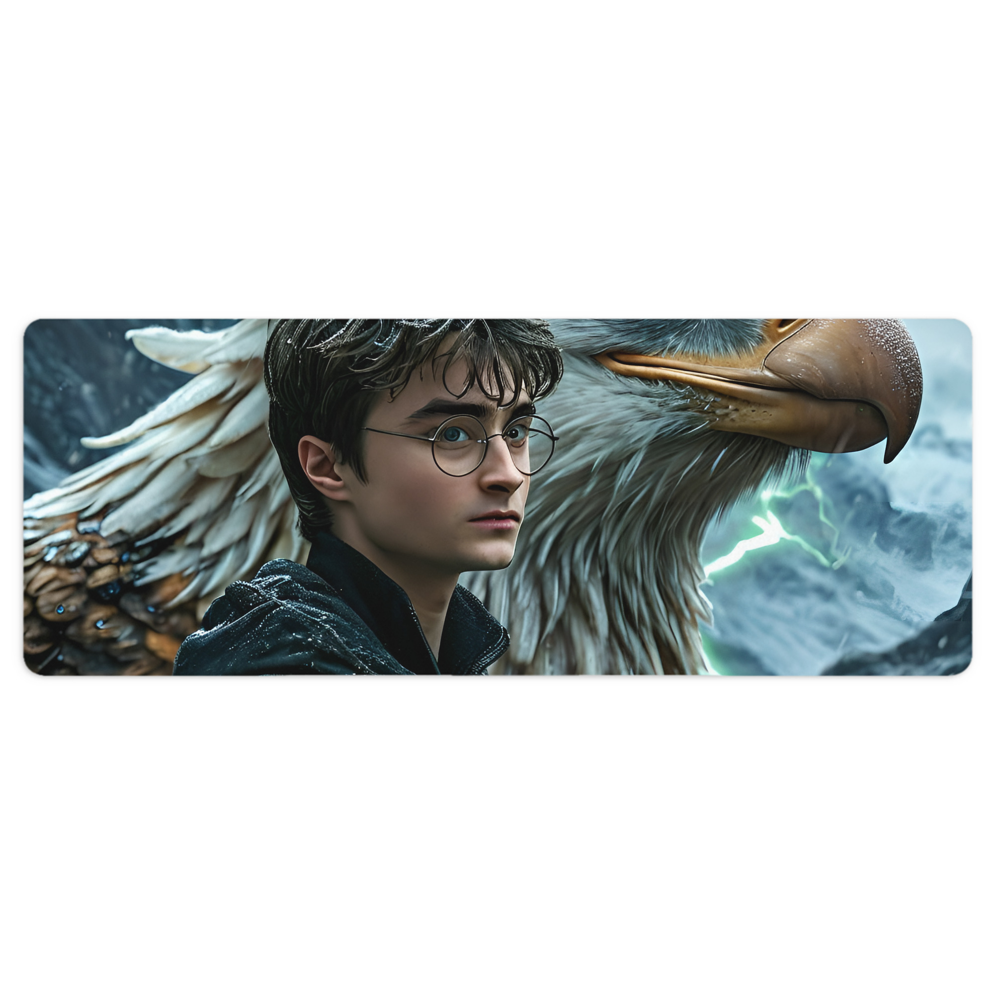 （画像用） Harry Potter ハリー・ポッターシリーズ ステッチ加工 大判デスクマット／滑り止めマウスパッド