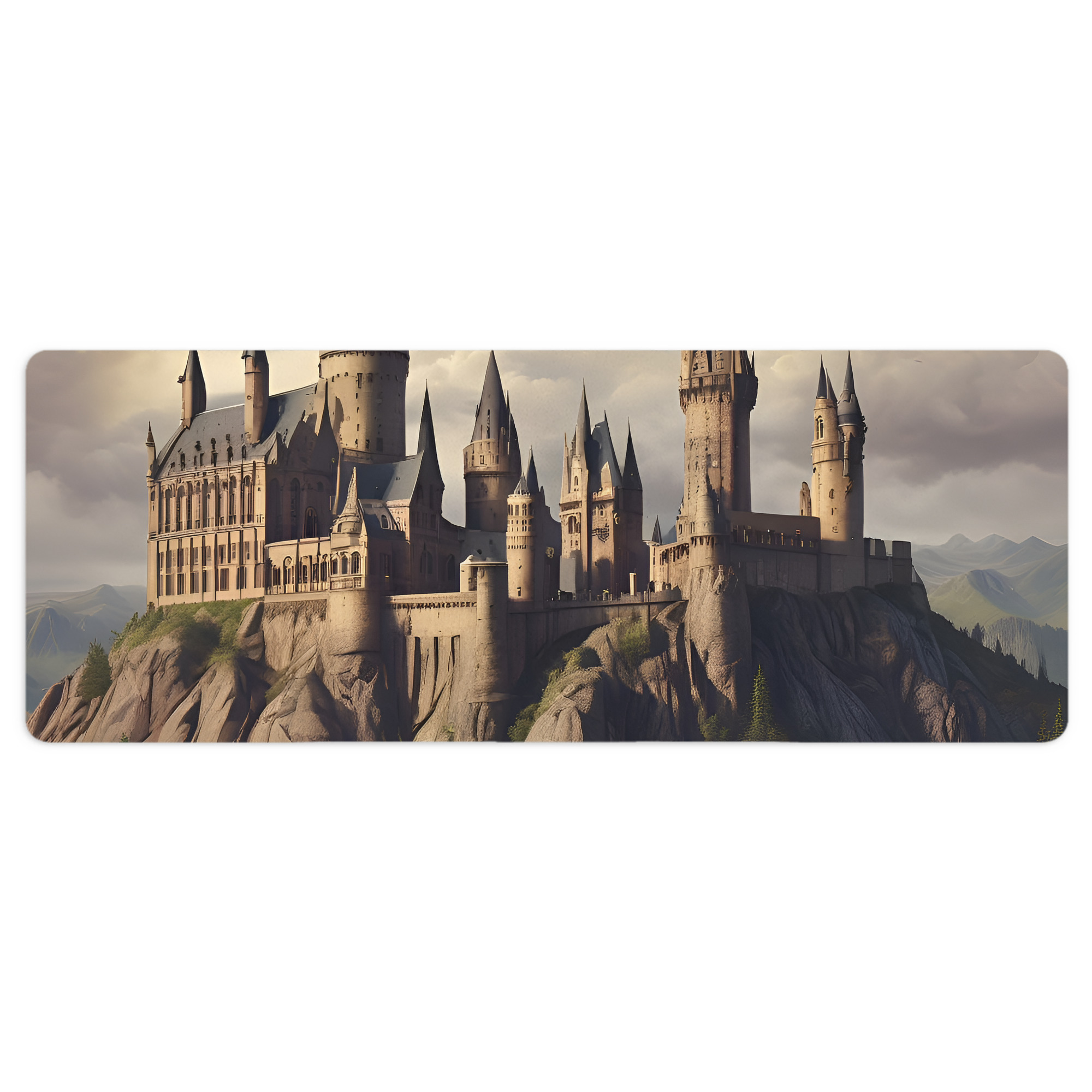 （画像用） Harry Potter ハリー・ポッターシリーズ ステッチ加工 大判デスクマット／滑り止めマウスパッド
