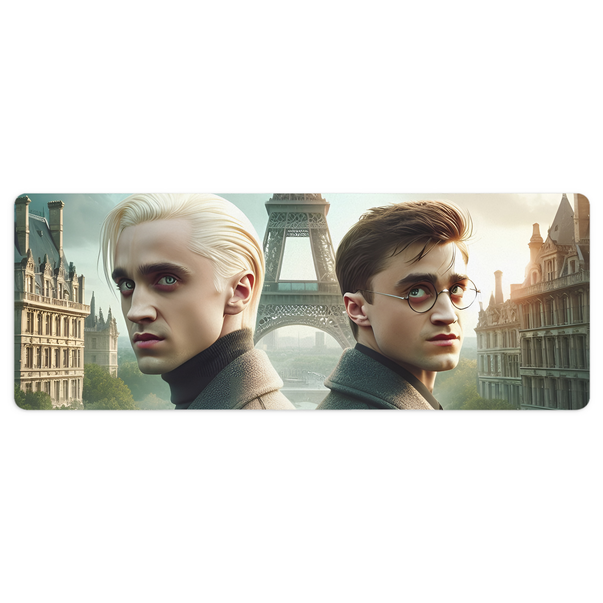 （画像用） Harry Potter ハリー・ポッターシリーズ ステッチ加工 大判デスクマット／滑り止めマウスパッド