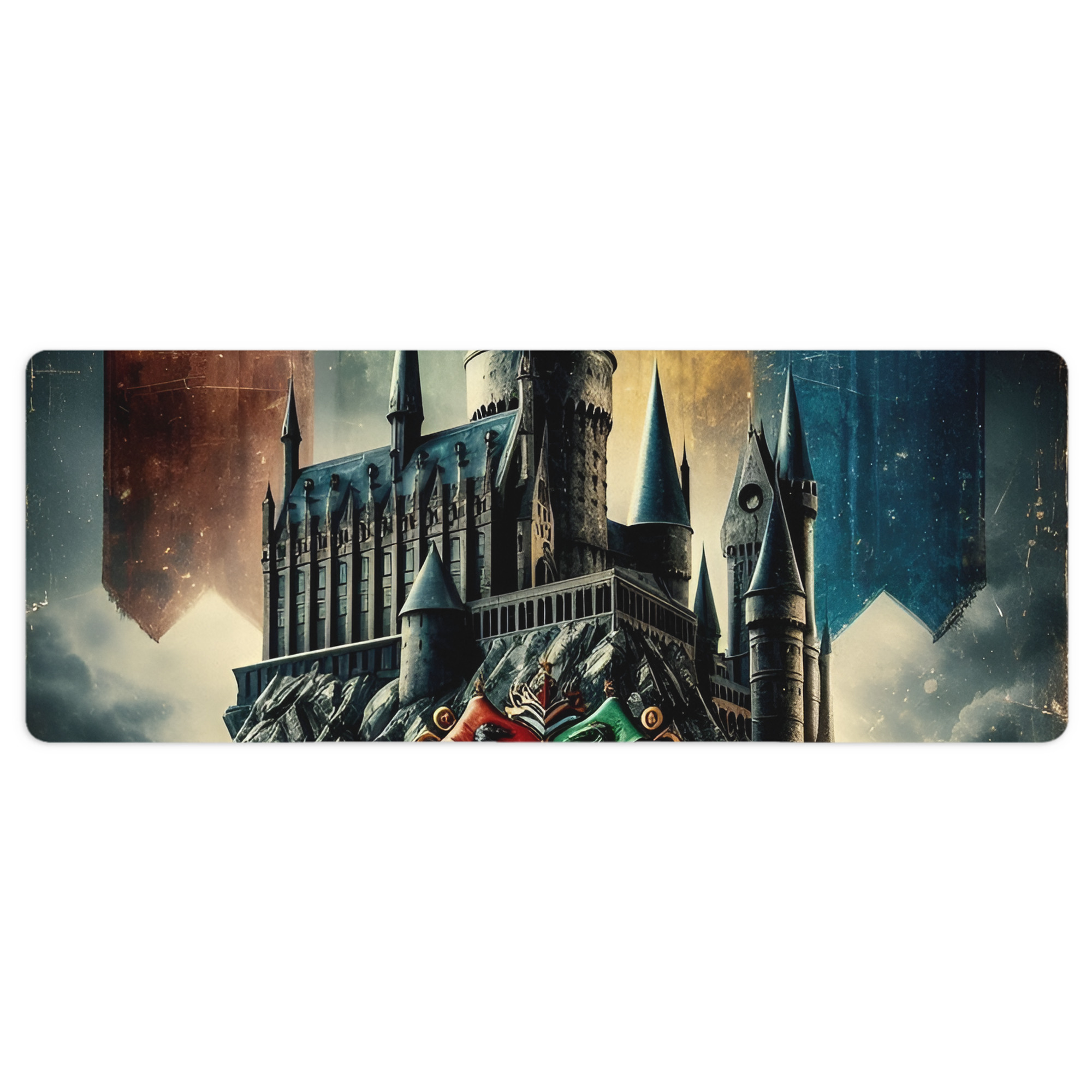 （画像用） Harry Potter ハリー・ポッターシリーズ ステッチ加工 大判デスクマット／滑り止めマウスパッド