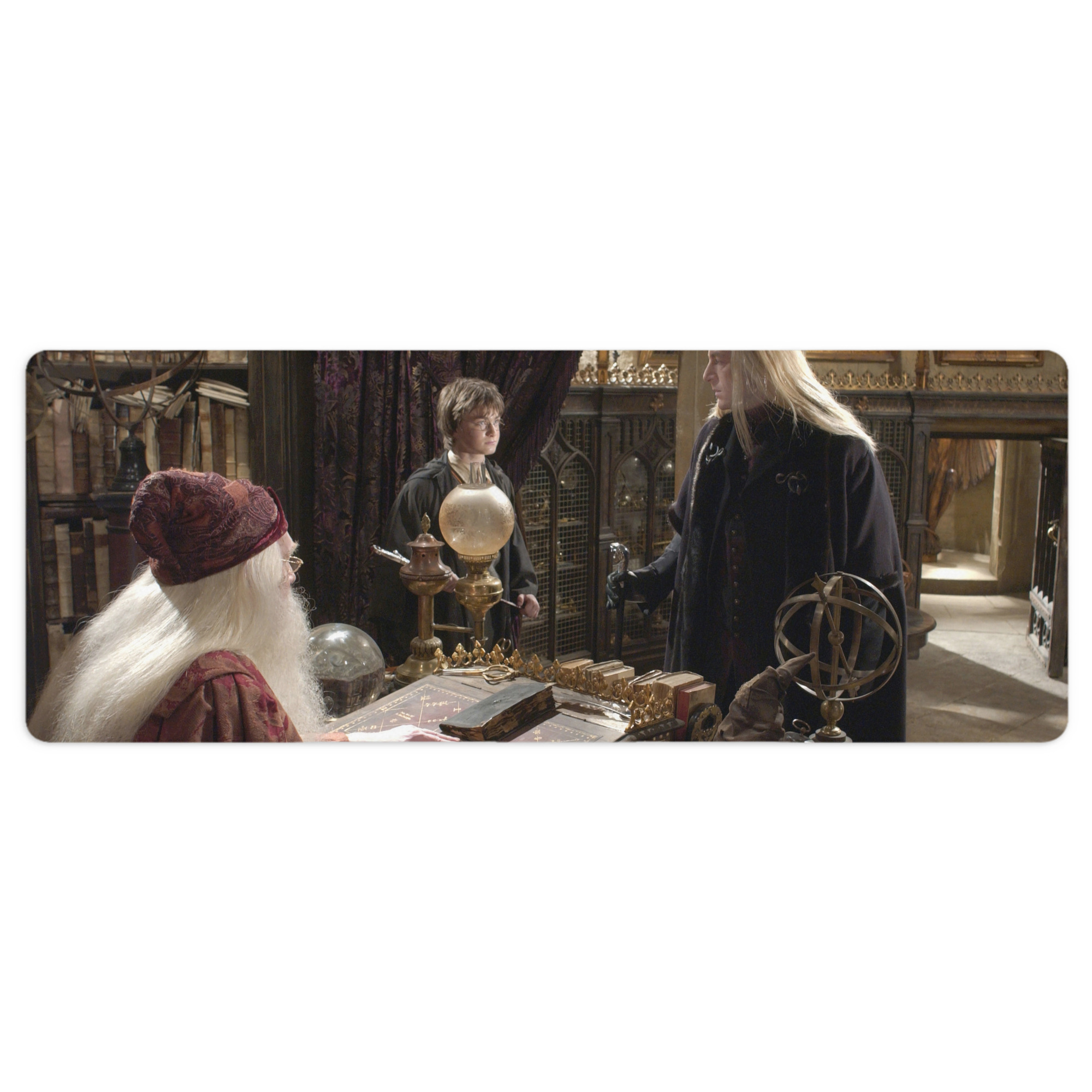 （画像用） Harry Potter ハリー・ポッターシリーズ ステッチ加工 大判デスクマット／滑り止めマウスパッド