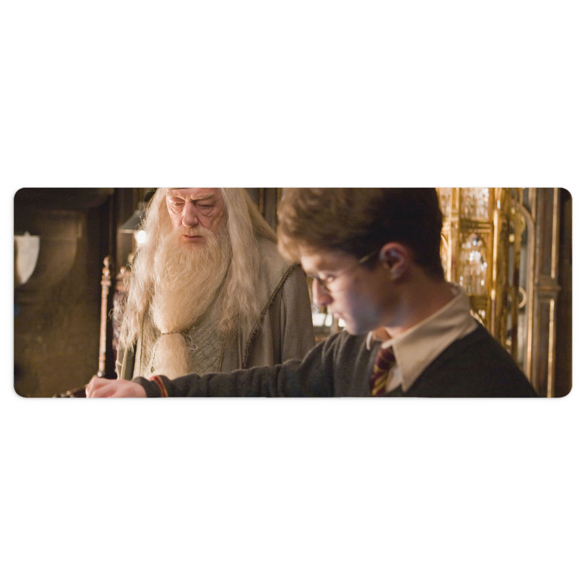 （画像用） Harry Potter ハリー・ポッターシリーズ ステッチ加工 大判デスクマット／滑り止めマウスパッド