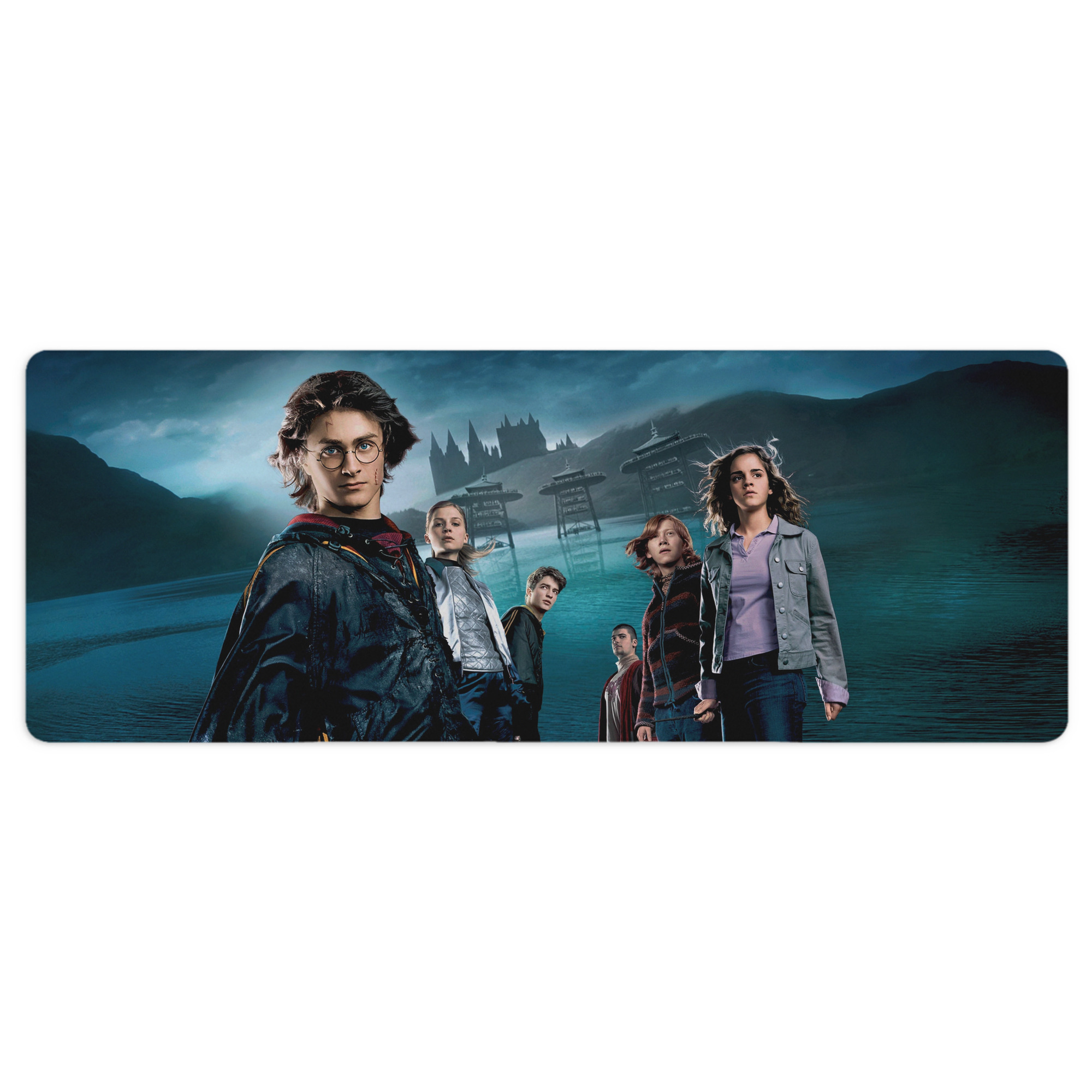 （画像用） Harry Potter ハリー・ポッターシリーズ ステッチ加工 大判デスクマット／滑り止めマウスパッド