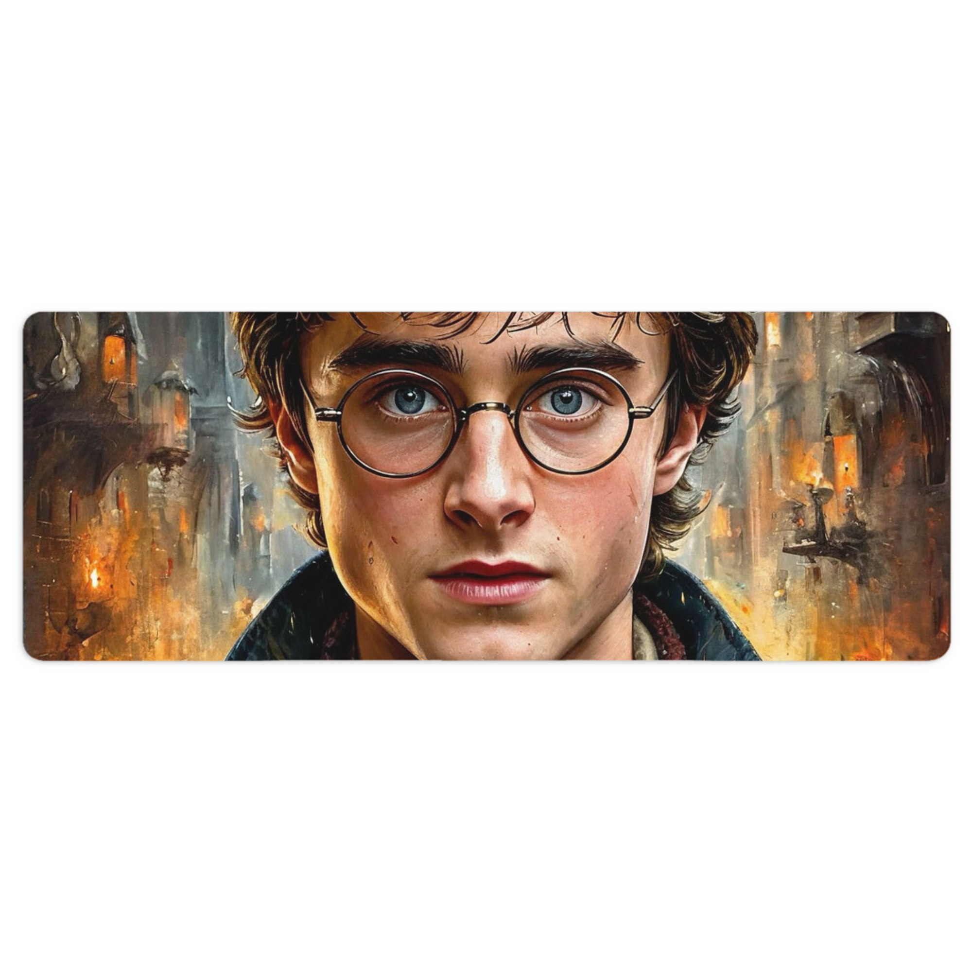 （画像用） Harry Potter ハリー・ポッターシリーズ ステッチ加工 大判デスクマット／滑り止めマウスパッド