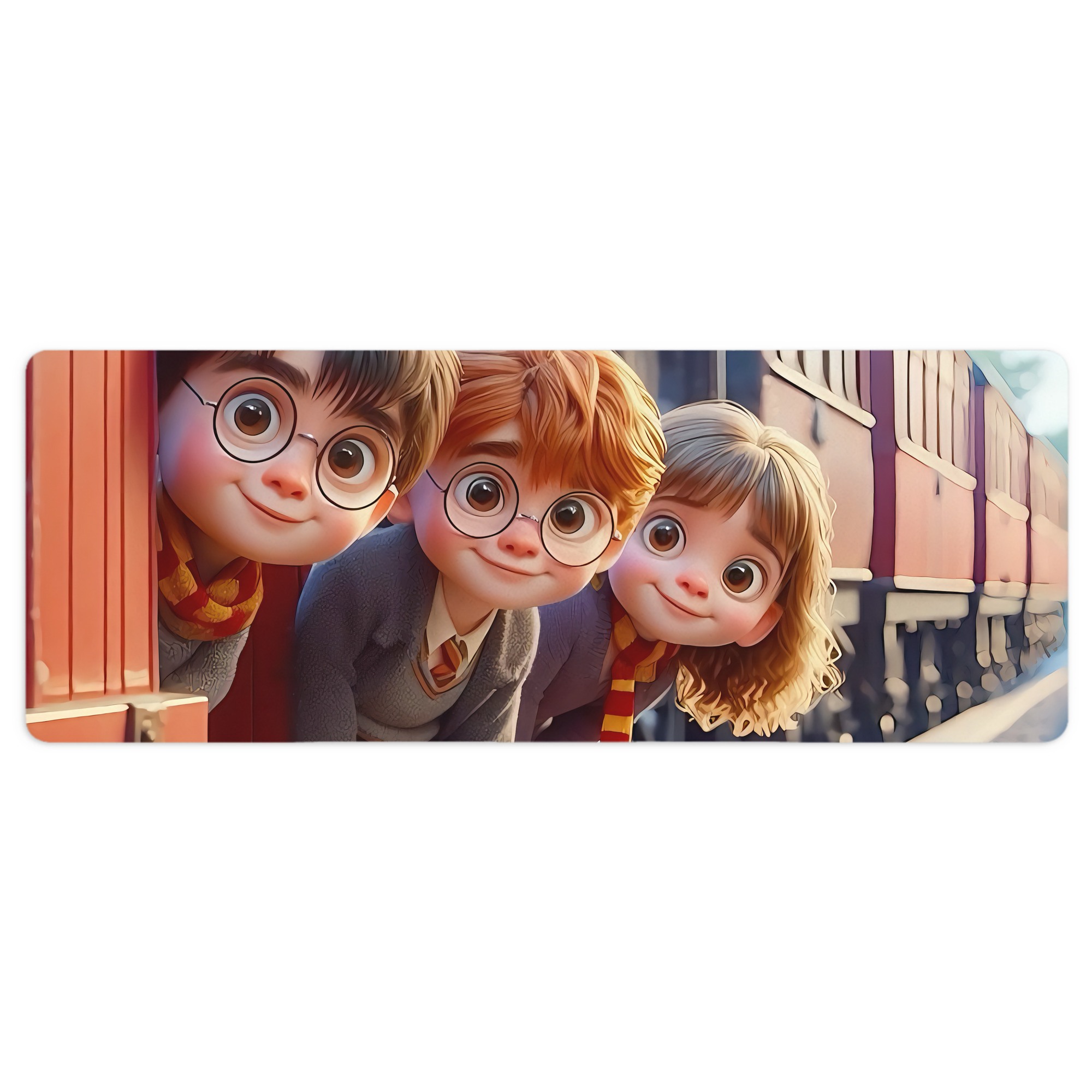 （画像用） Harry Potter ハリー・ポッターシリーズ ステッチ加工 大判デスクマット／滑り止めマウスパッド