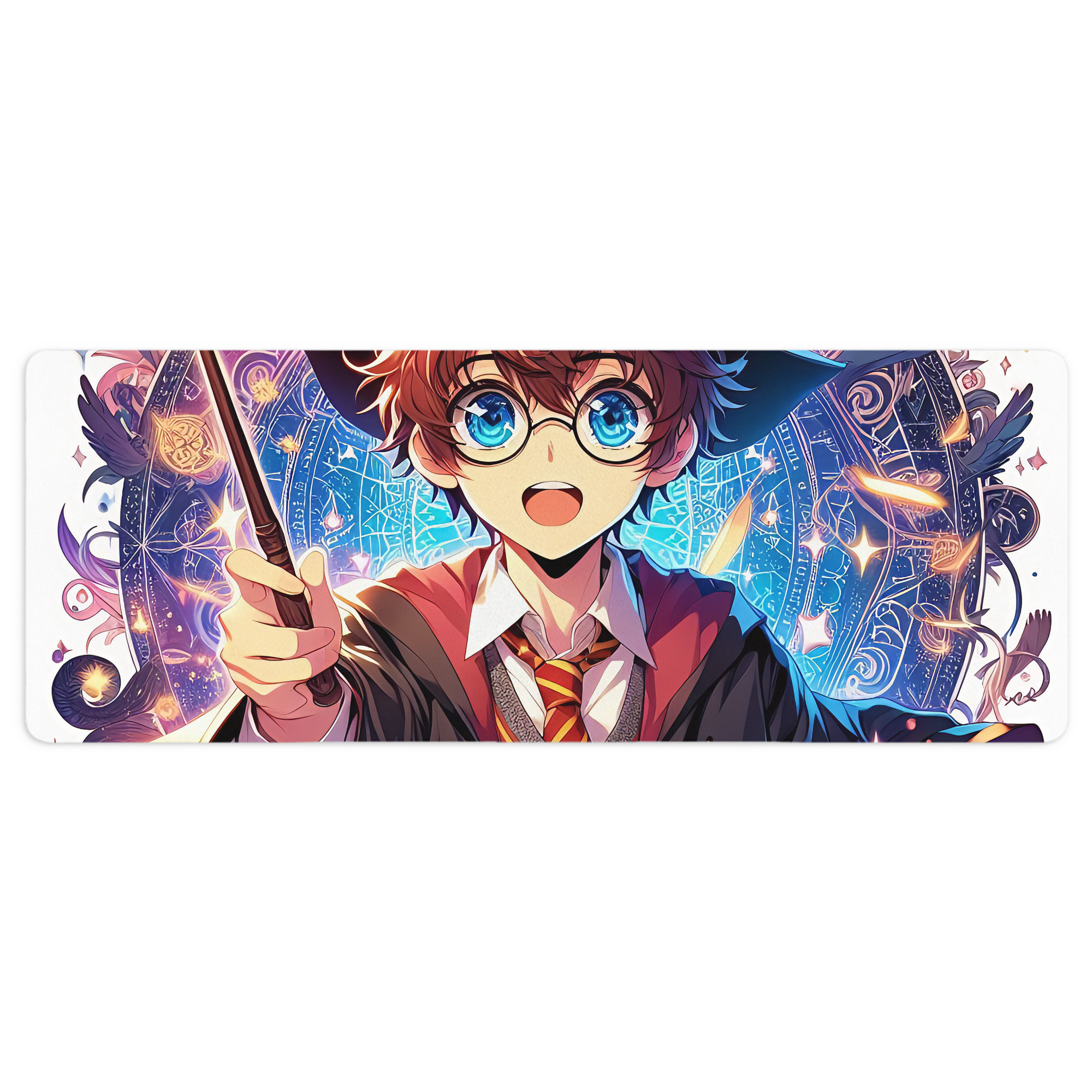 （画像用） Harry Potter ハリー・ポッターシリーズ ステッチ加工 大判デスクマット／滑り止めマウスパッド