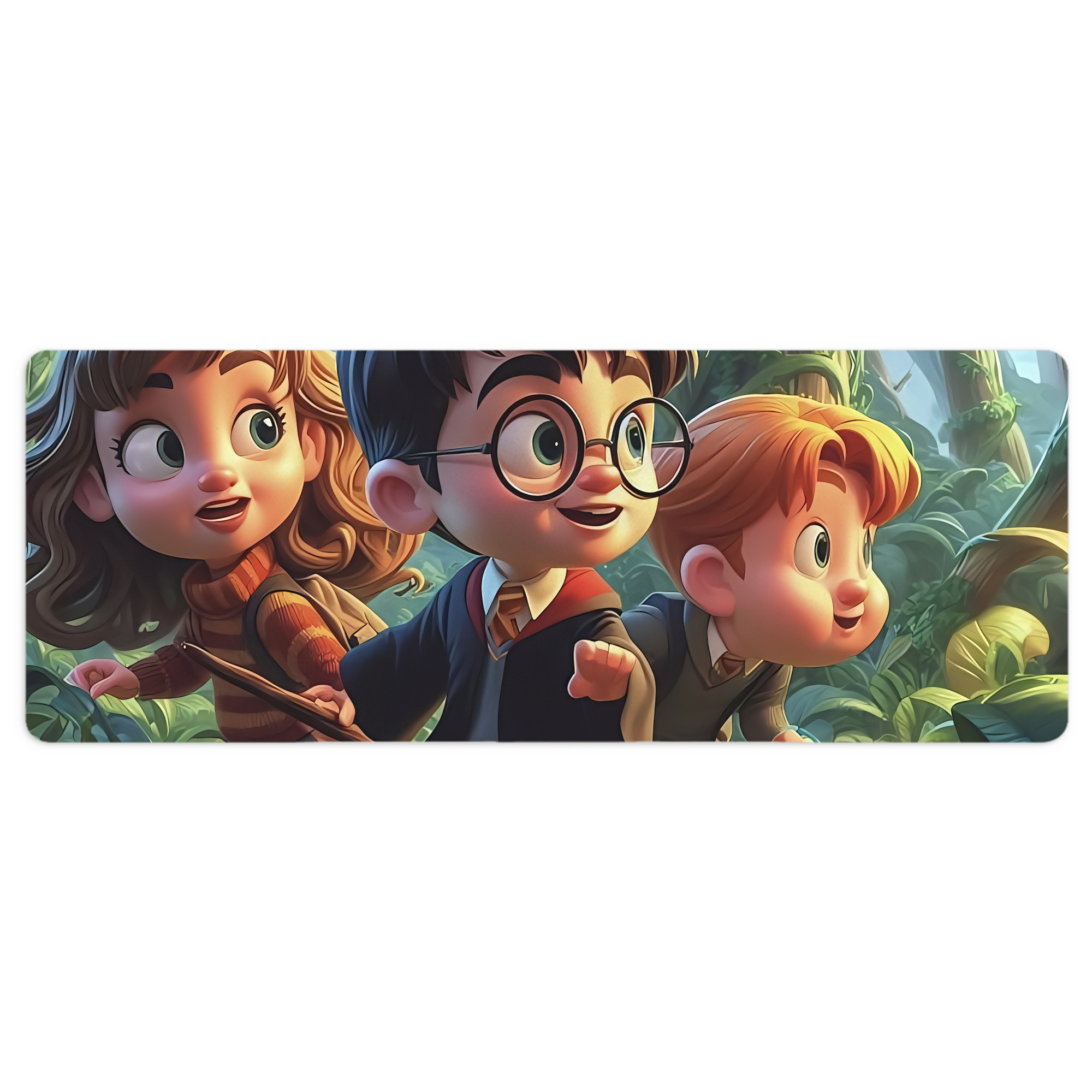 （画像用） Harry Potter ハリー・ポッターシリーズ ステッチ加工 大判デスクマット／滑り止めマウスパッド