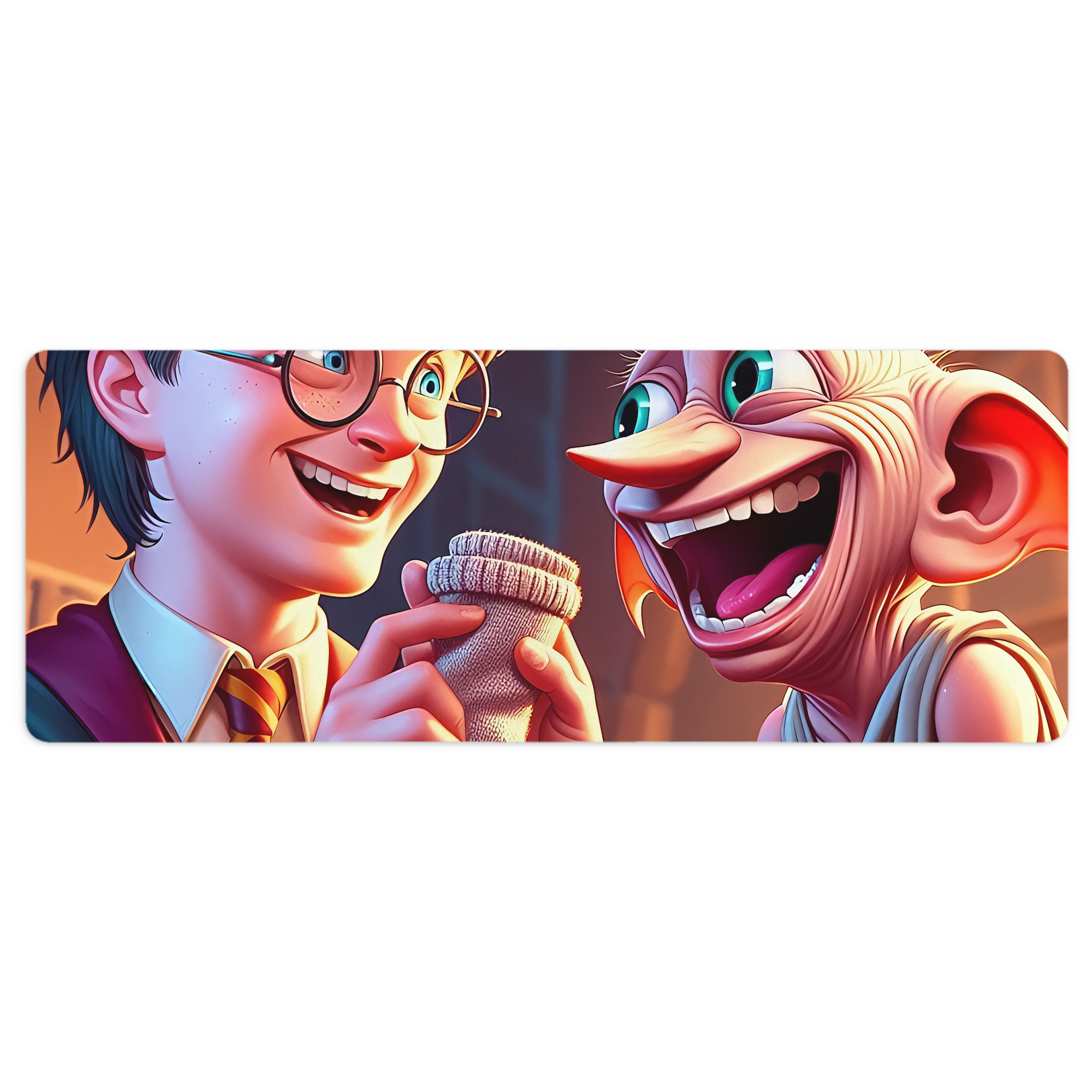 （画像用） Harry Potter ハリー・ポッターシリーズ ステッチ加工 大判デスクマット／滑り止めマウスパッド