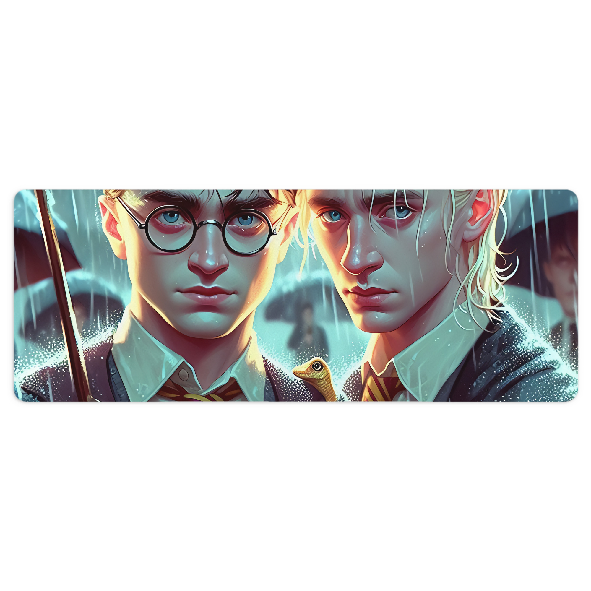 （画像用） Harry Potter ハリー・ポッターシリーズ ステッチ加工 大判デスクマット／滑り止めマウスパッド