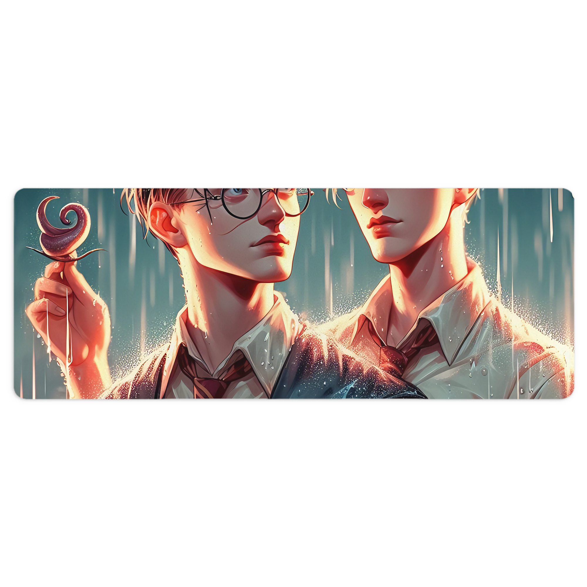 （画像用） Harry Potter ハリー・ポッターシリーズ ステッチ加工 大判デスクマット／滑り止めマウスパッド
