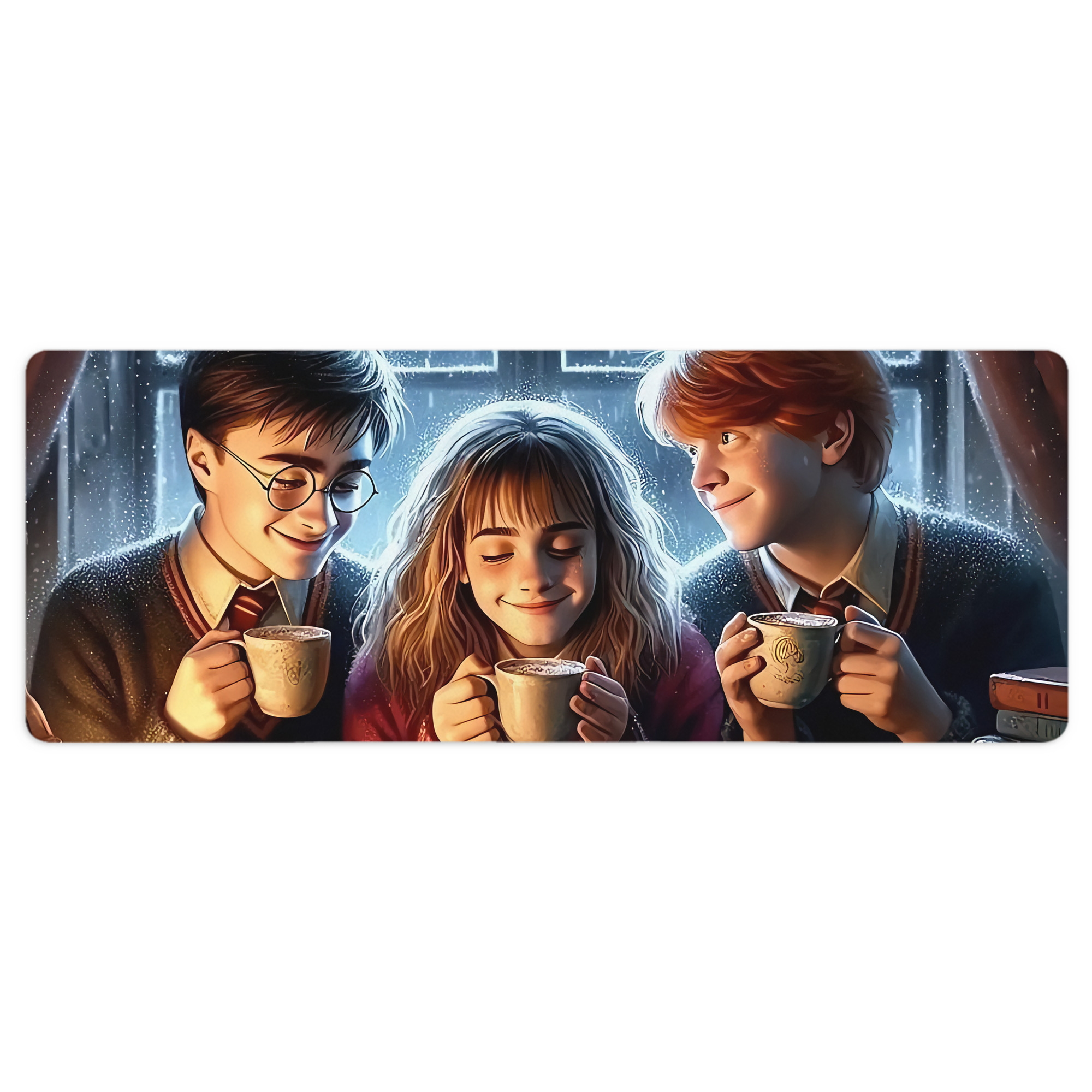 （画像用） Harry Potter ハリー・ポッターシリーズ ステッチ加工 大判デスクマット／滑り止めマウスパッド