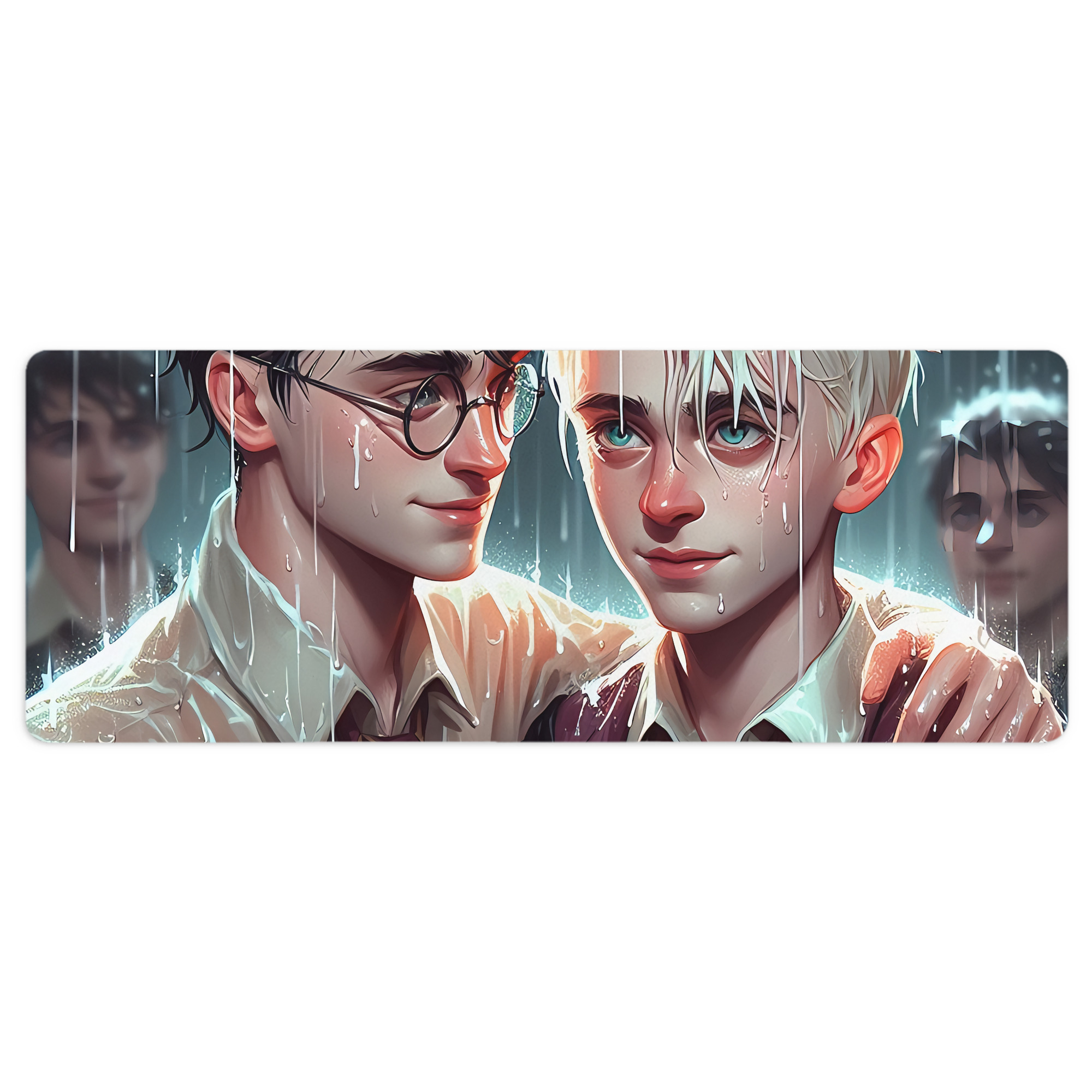 （画像用） Harry Potter ハリー・ポッターシリーズ ステッチ加工 大判デスクマット／滑り止めマウスパッド