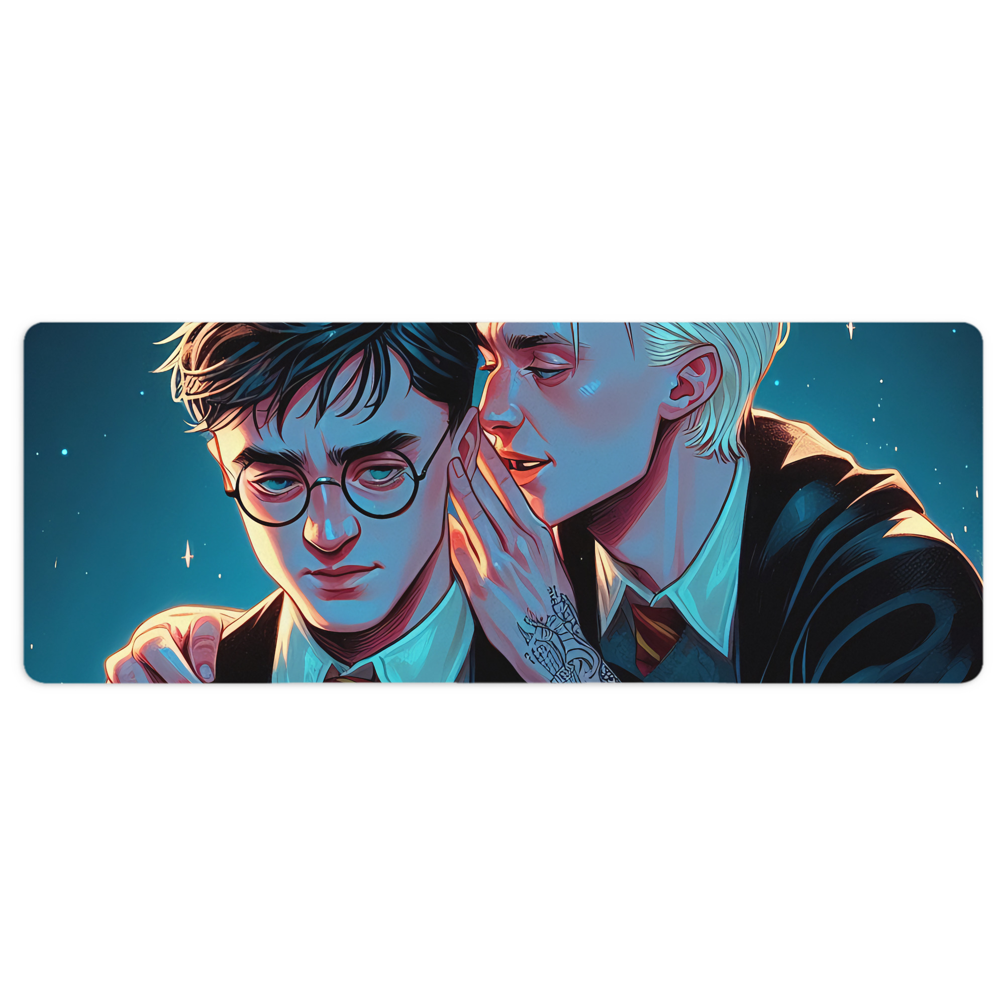（画像用） Harry Potter ハリー・ポッターシリーズ ステッチ加工 大判デスクマット／滑り止めマウスパッド