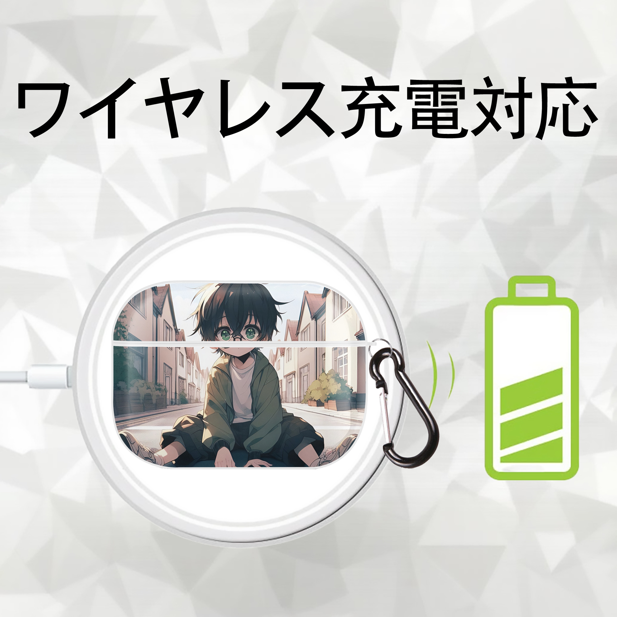 Harry Potter ハリー・ポッターシリーズ 【AirPods Pro用】ハードシェル保護ケース 耐衝撃・防指紋・カラビナ付き商品仕様