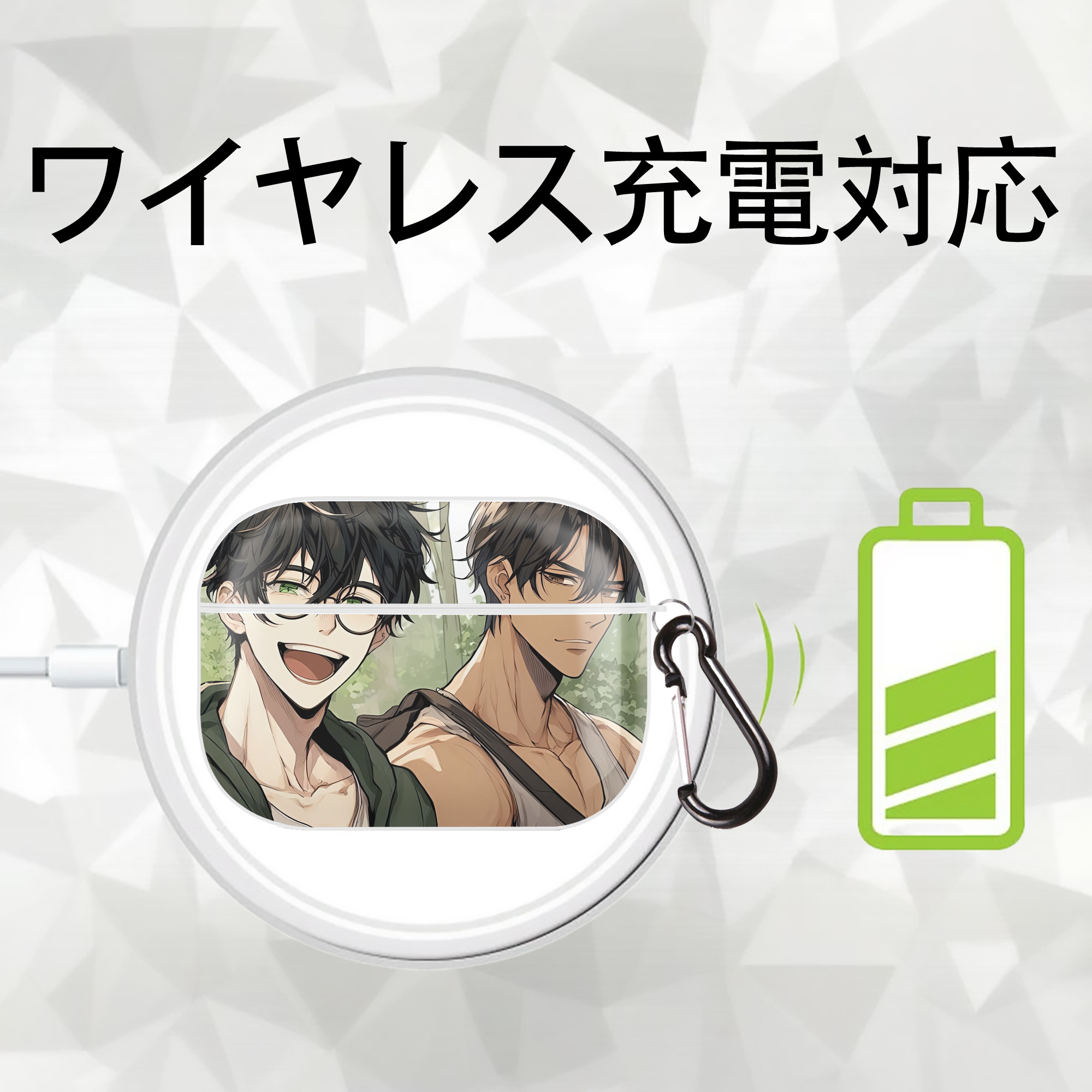 Harry Potter ハリー・ポッターシリーズ 【AirPods Pro用】ハードシェル保護ケース 耐衝撃・防指紋・カラビナ付き商品仕様