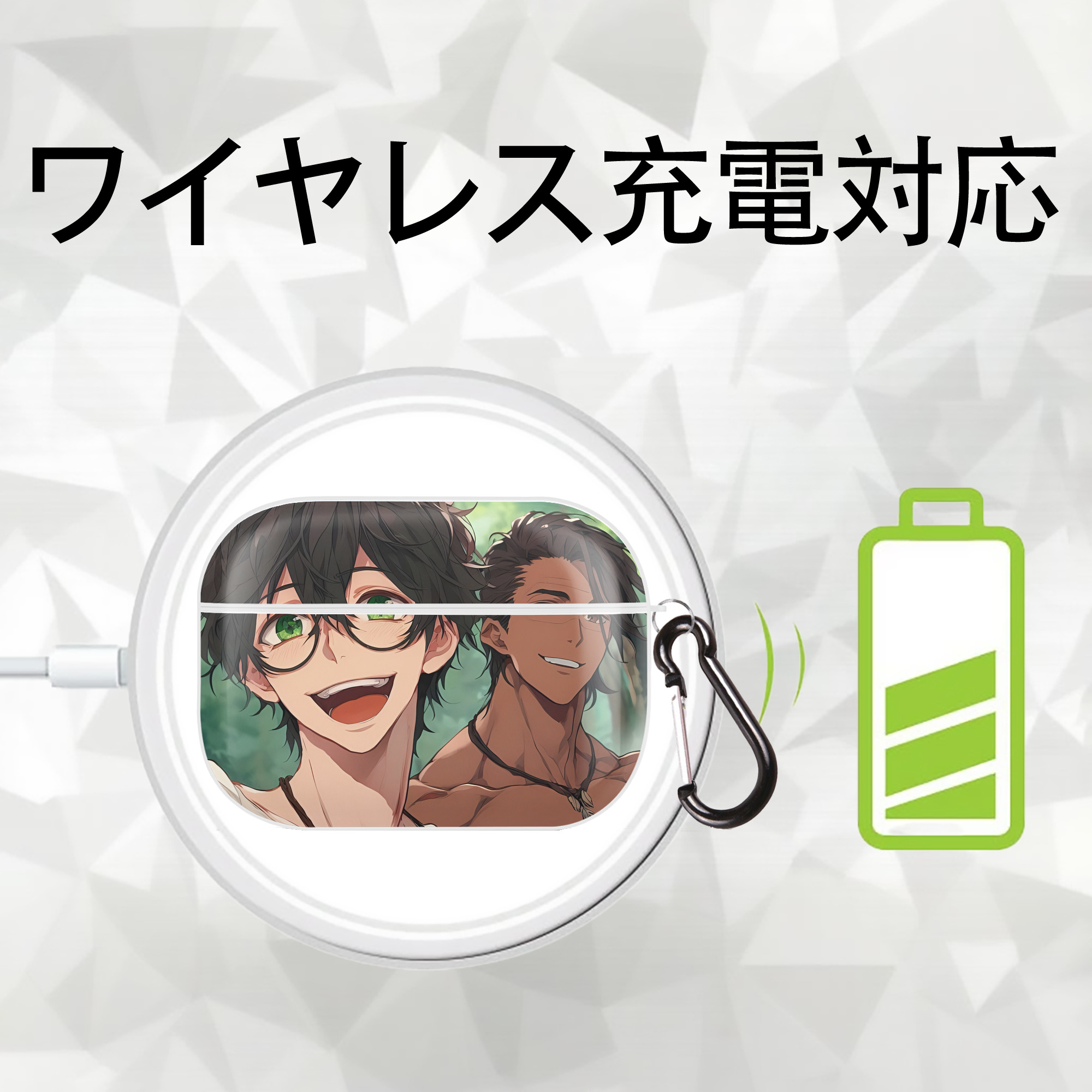 Harry Potter ハリー・ポッターシリーズ 【AirPods Pro用】ハードシェル保護ケース 耐衝撃・防指紋・カラビナ付き商品仕様