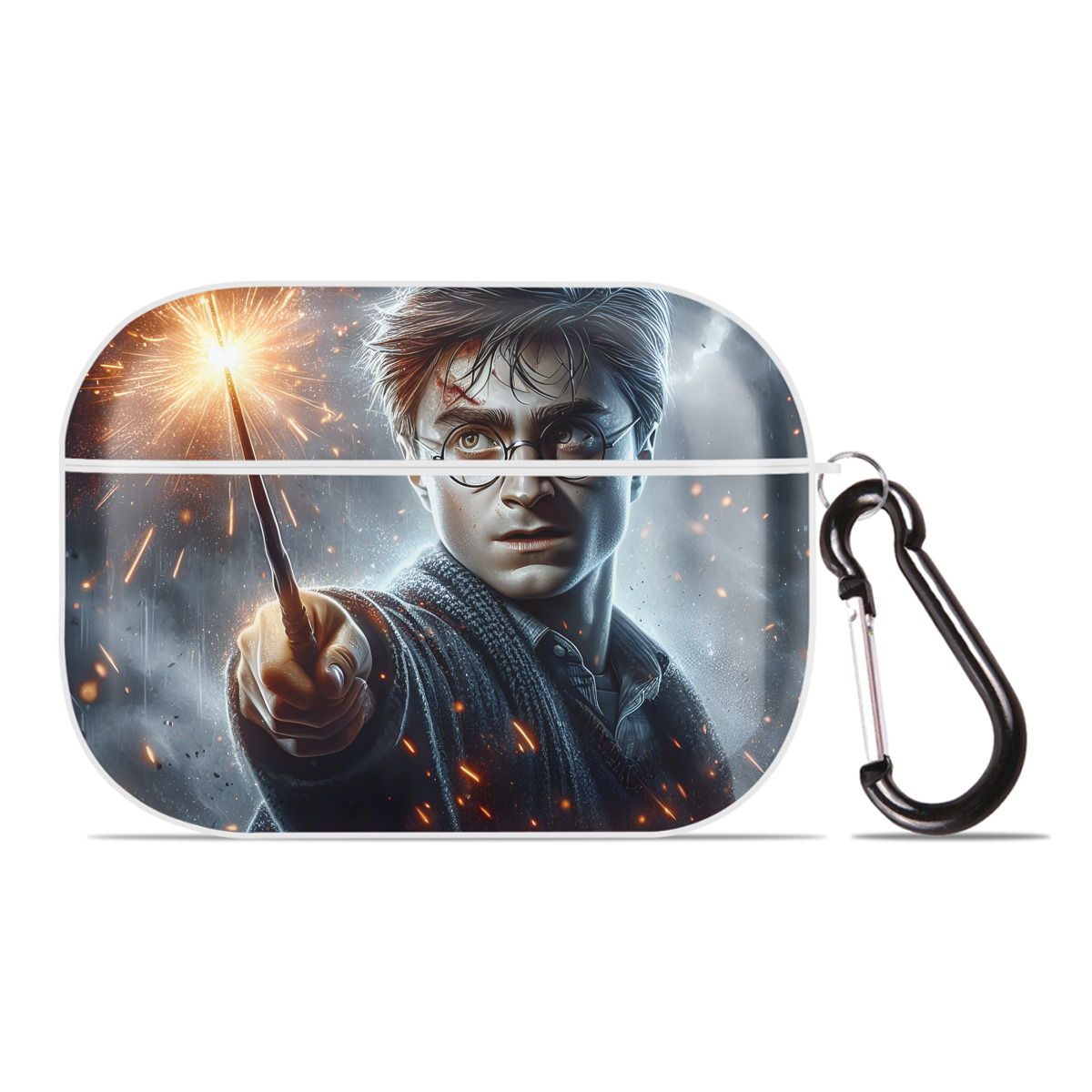 （画像用） Harry Potter ハリー・ポッターシリーズ 【AirPods Pro用】ハードシェル保護ケース 耐衝撃・防指紋・カラビナ付き商品仕様