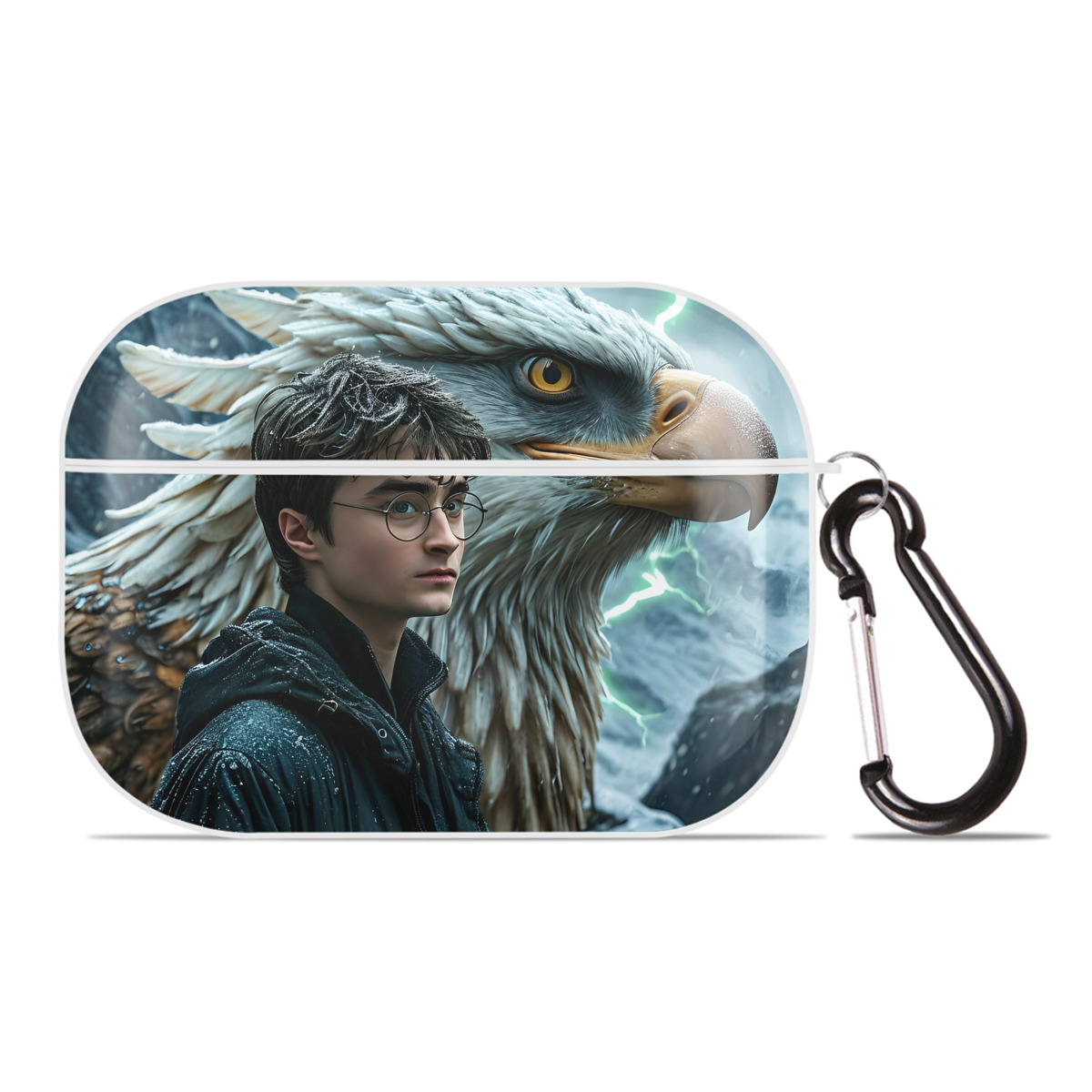 （画像用） Harry Potter ハリー・ポッターシリーズ 【AirPods Pro用】ハードシェル保護ケース 耐衝撃・防指紋・カラビナ付き商品仕様