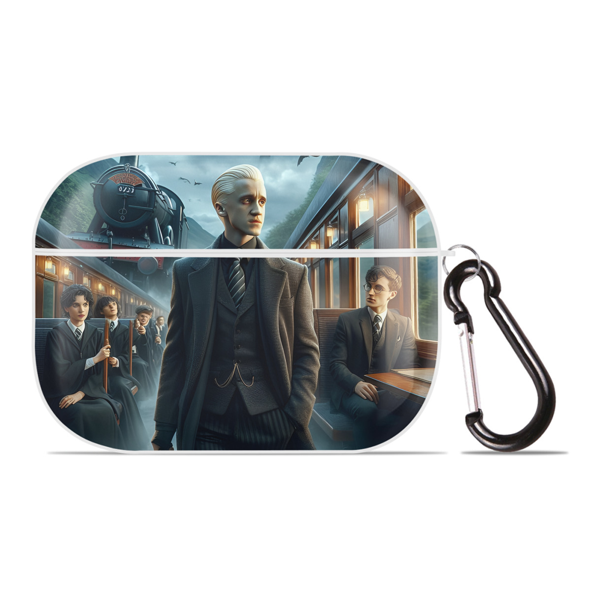 （画像用） Harry Potter ハリー・ポッターシリーズ 【AirPods Pro用】ハードシェル保護ケース 耐衝撃・防指紋・カラビナ付き商品仕様